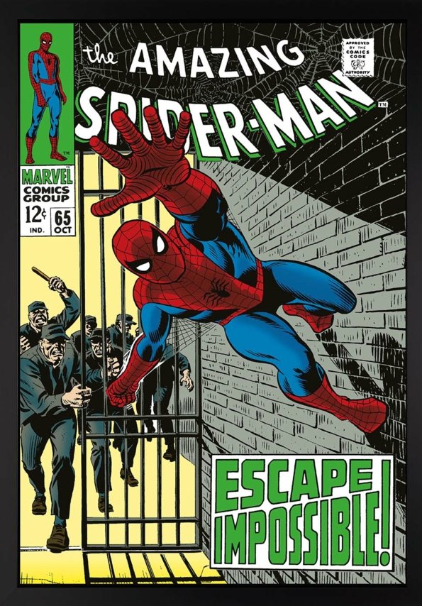 Escape Impossible comic book Poster The amazing spiderman #65 24 In x 36 In 