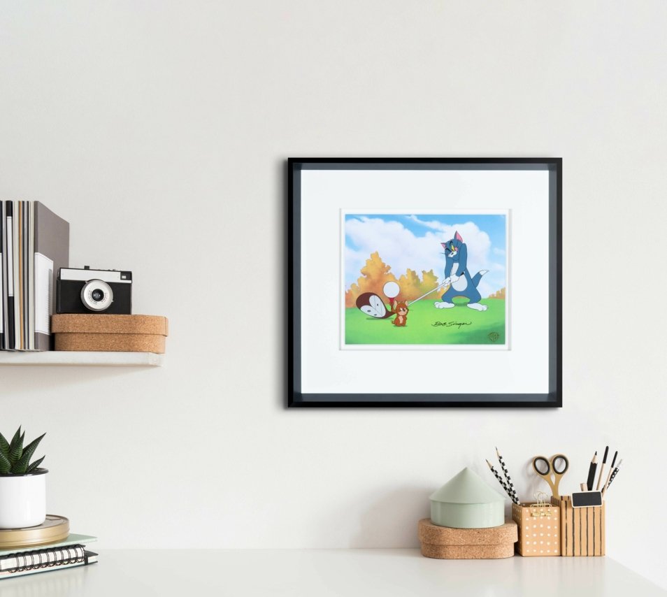 Hanna Barbera, Tee Time, £495, limited edition serigraph cel with printed background, signed by Bob Singer  