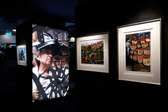 Bob Dylan s collection, The Brazil Series, at the Editions exhibition at Castle Fine Art, ICC 