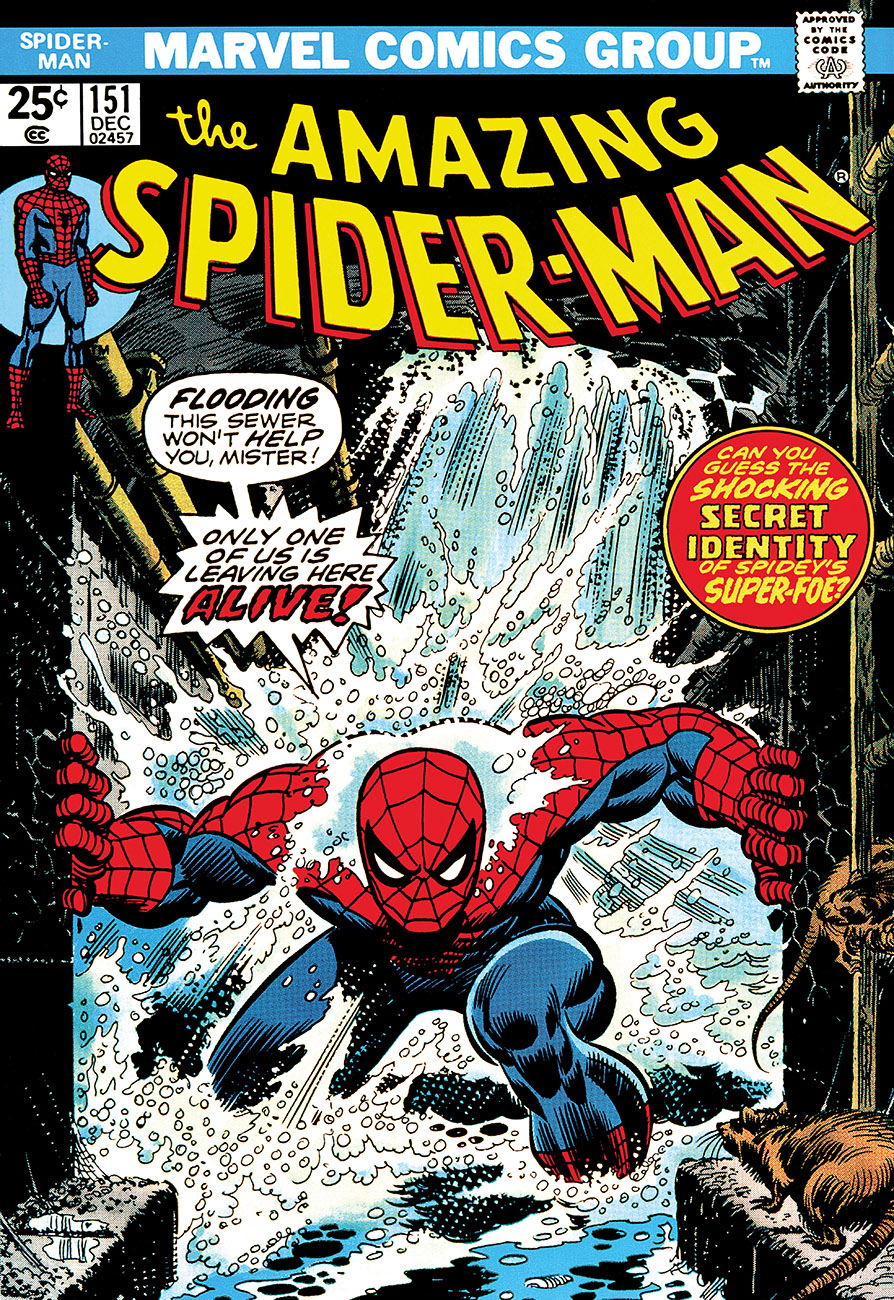 The Amazing Spider-Man #151 - Only One Of Us Is Leaving Here Alive! - Boxed  Canvas | Marvel | Castle Fine Art