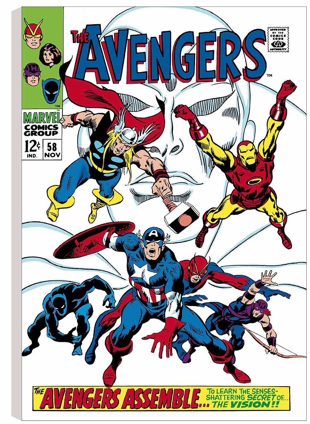The Avengers #58 - The Avengers Assemble - Boxed Canvas Edition ...