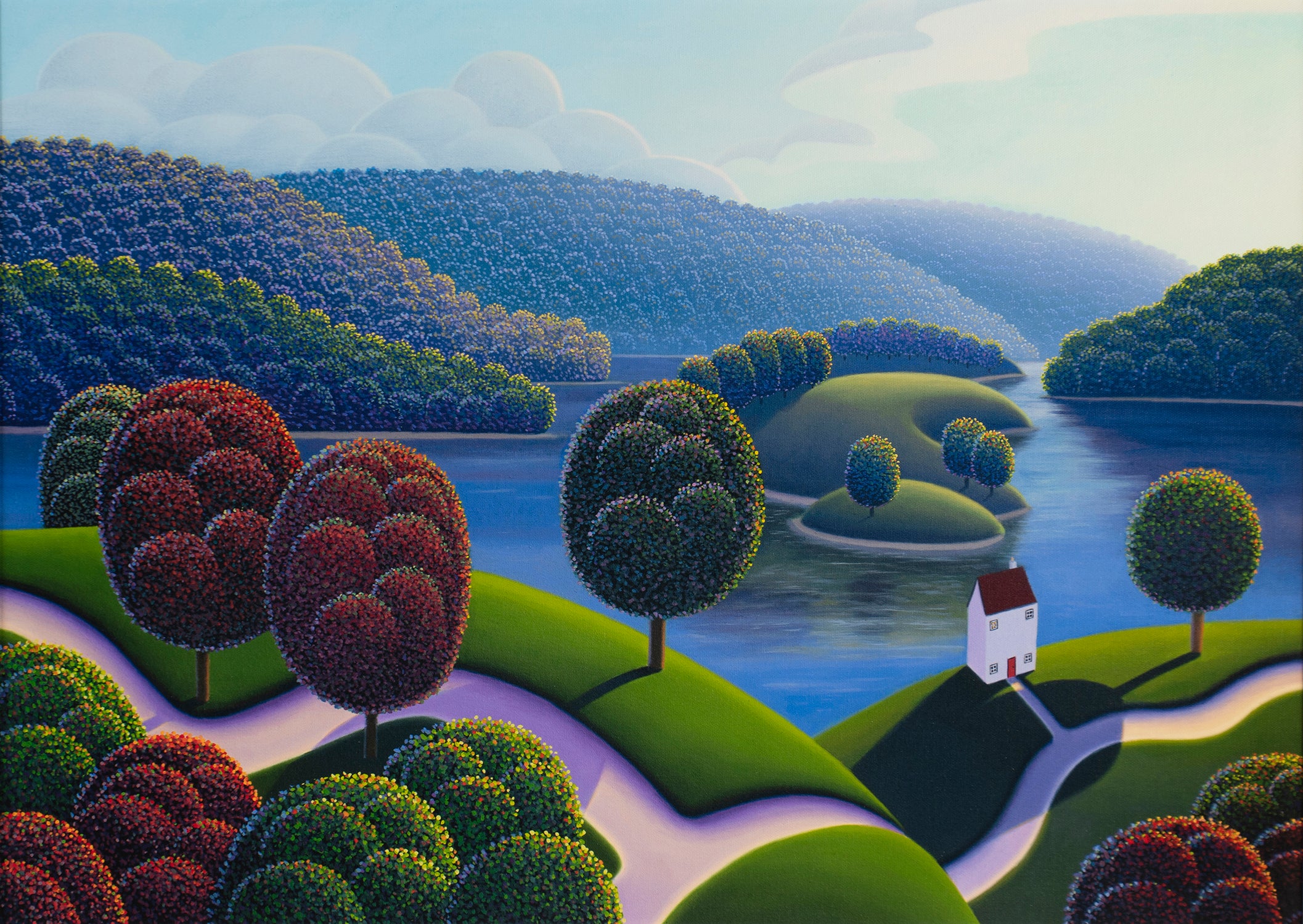  3 Island in Blue Water 