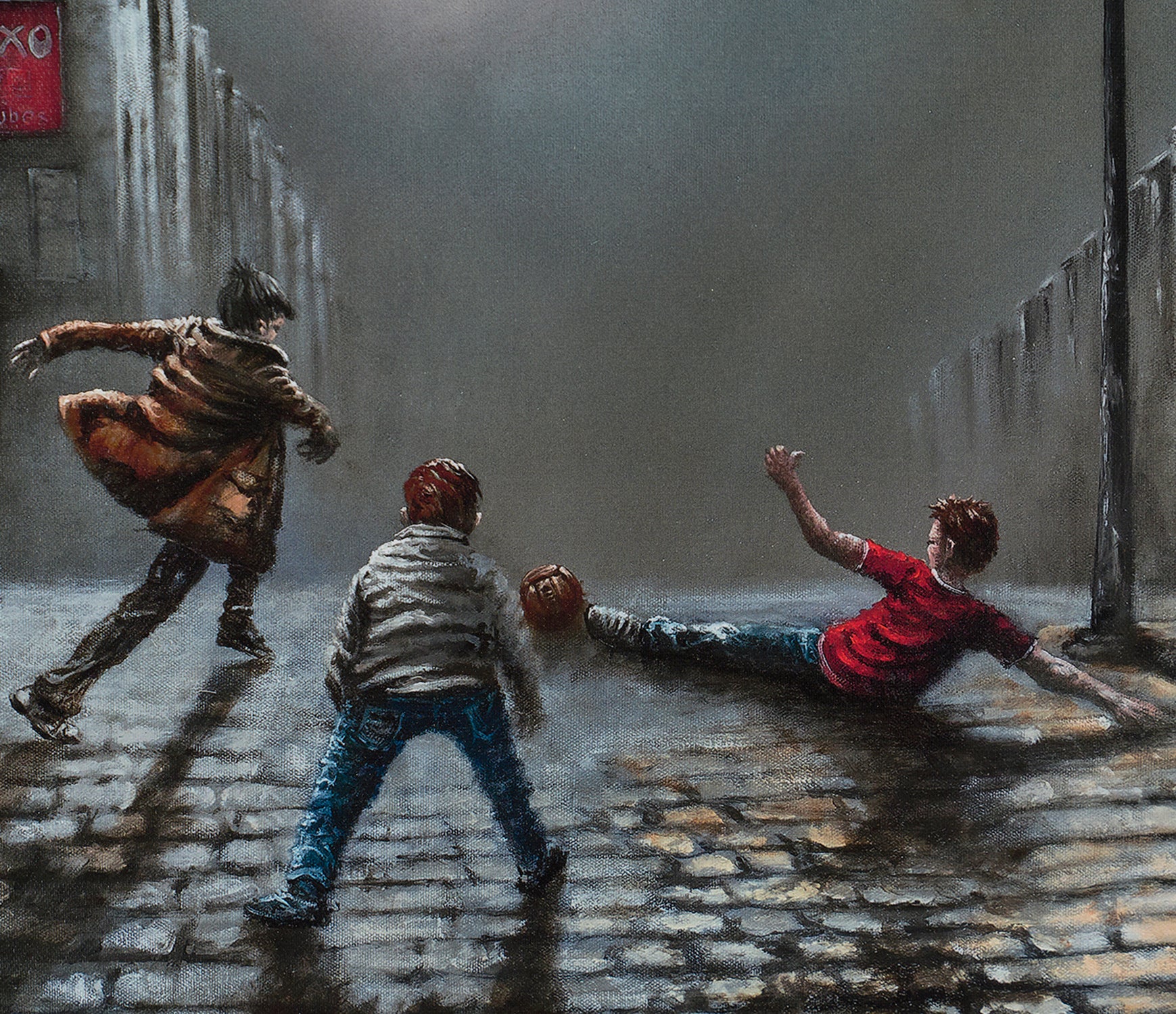 From Yesterday to Here | Framed Set of Four (Canvas on Board)