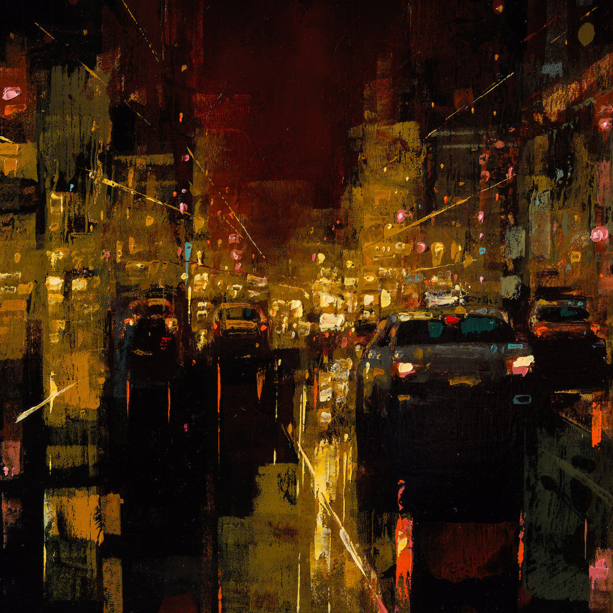 Downtown Chicago Dremy Nights Drive