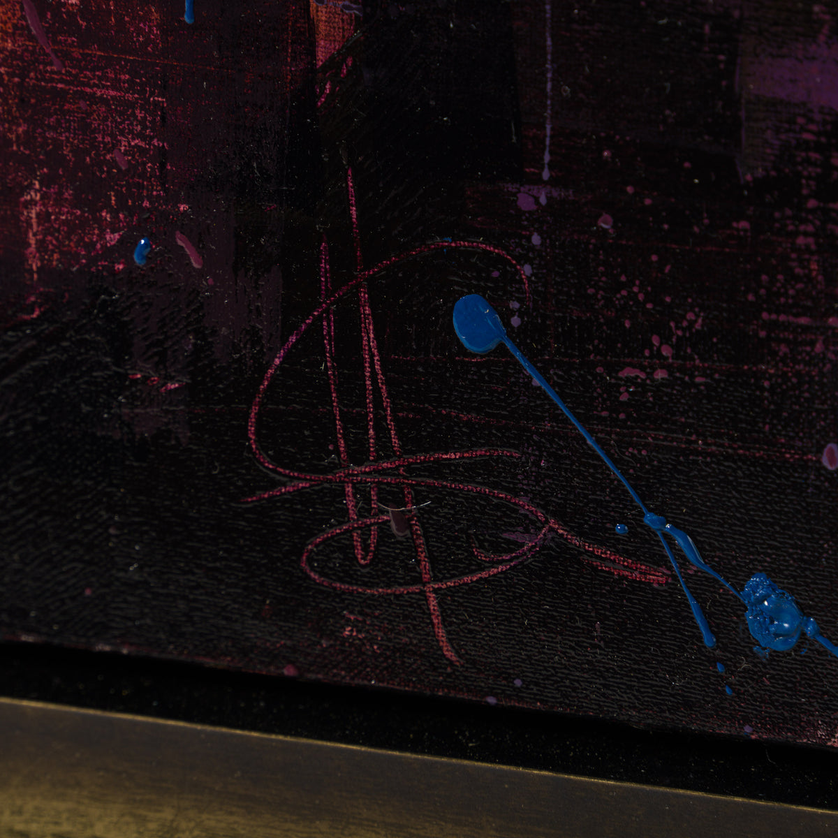 Gold Against Blue
