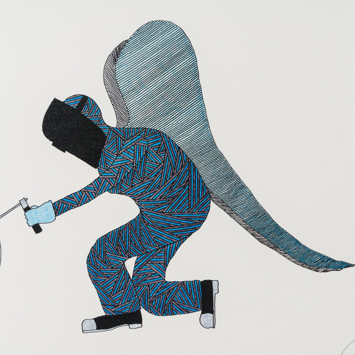 And on Monday, God Made The World | Blue Gloves | Standard