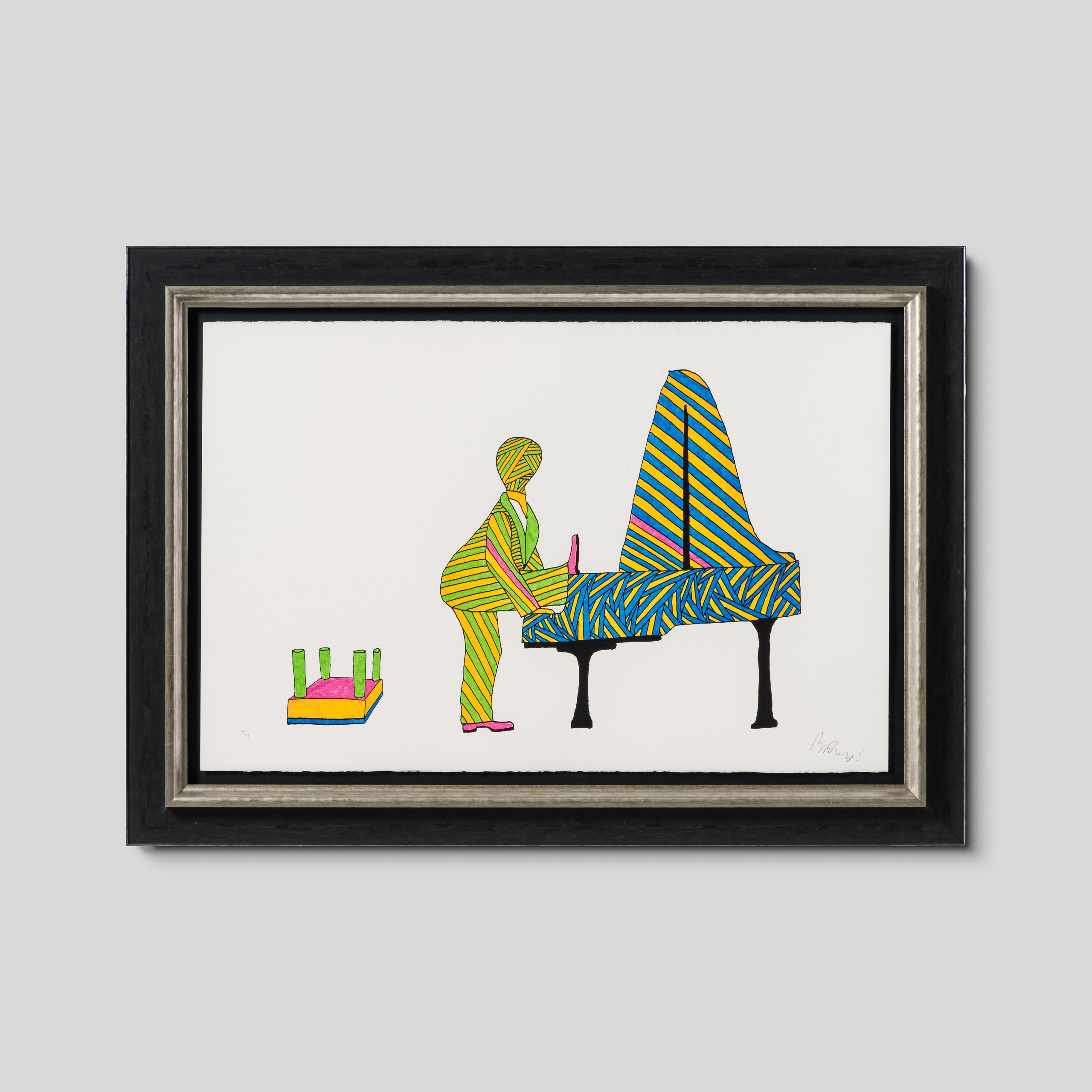 Saturday Night | Green & Yellow Suit | Large