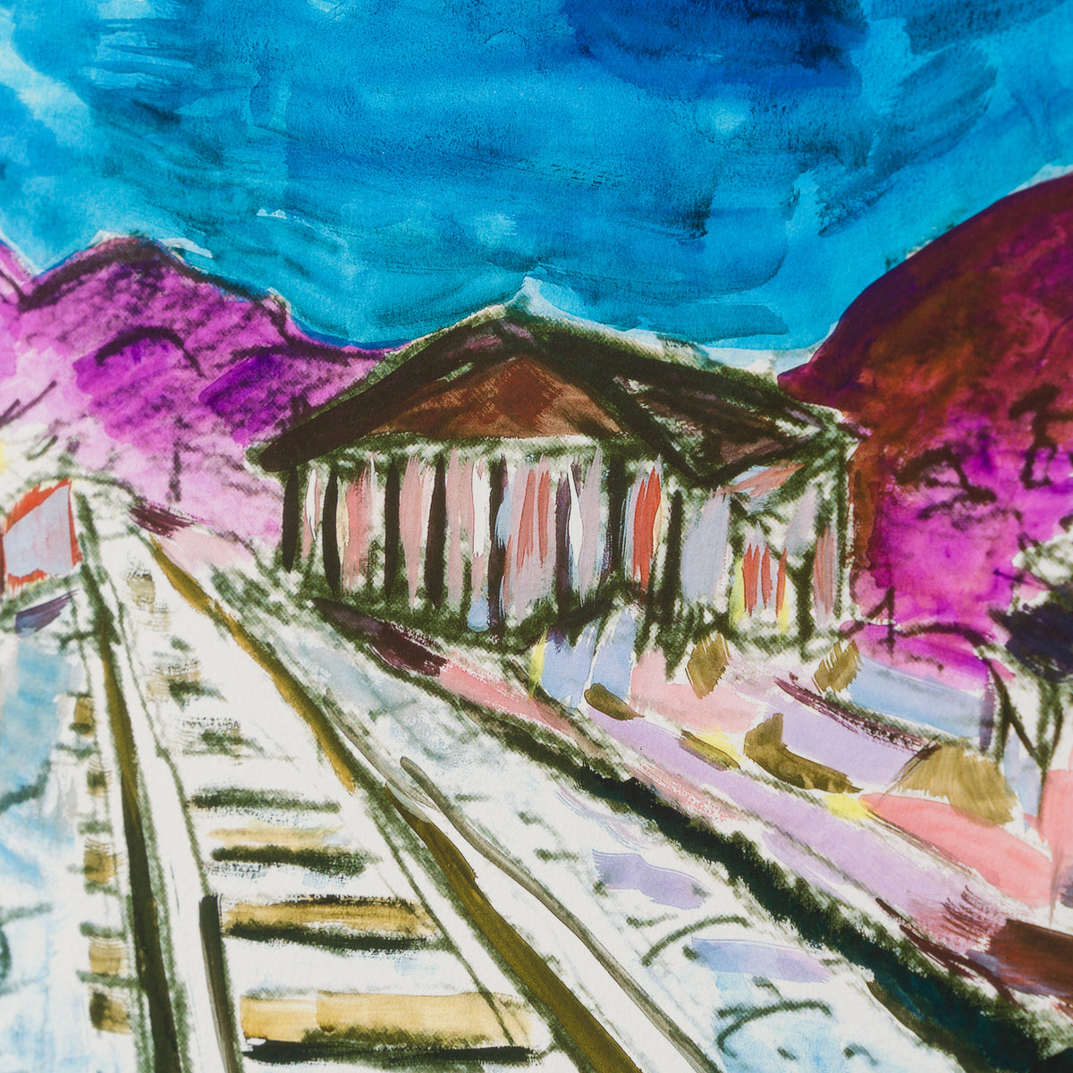 Train Tracks 2020 - Blue