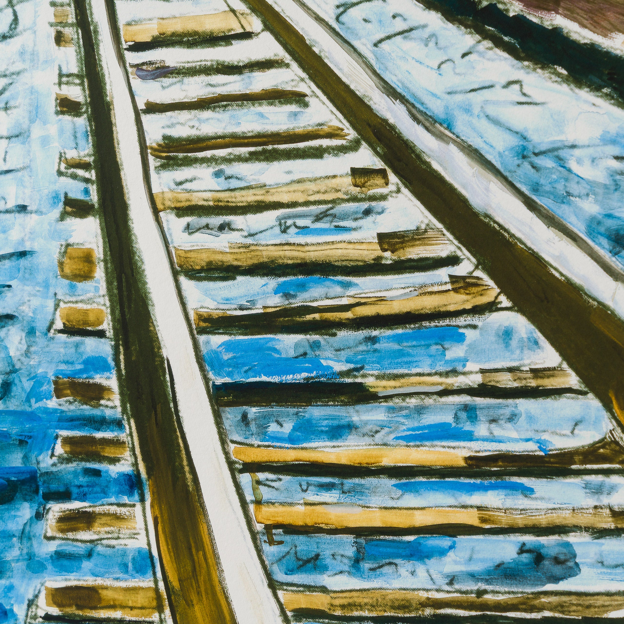 Train Tracks 2020 - Blue