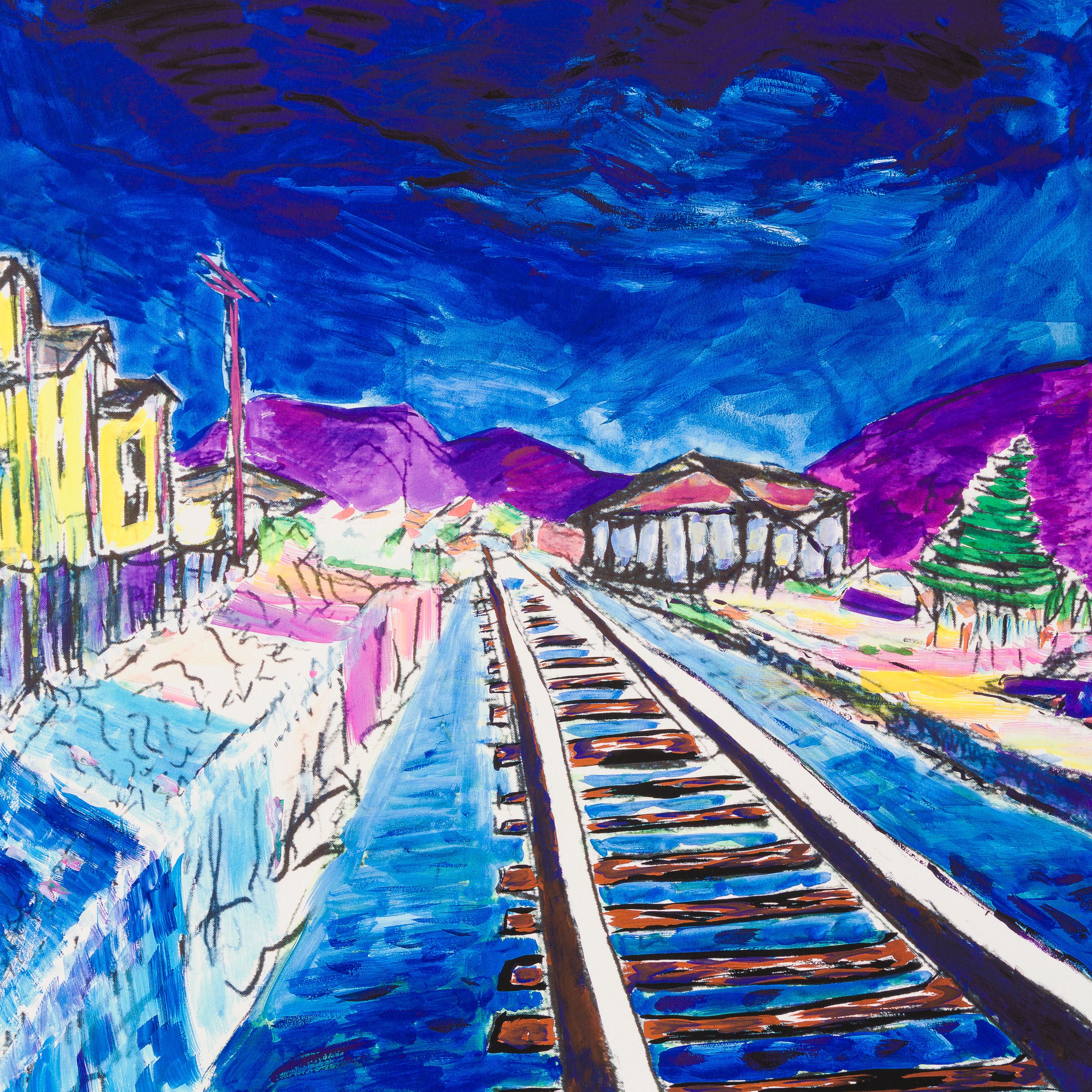 Train Tracks 2025 | Blue