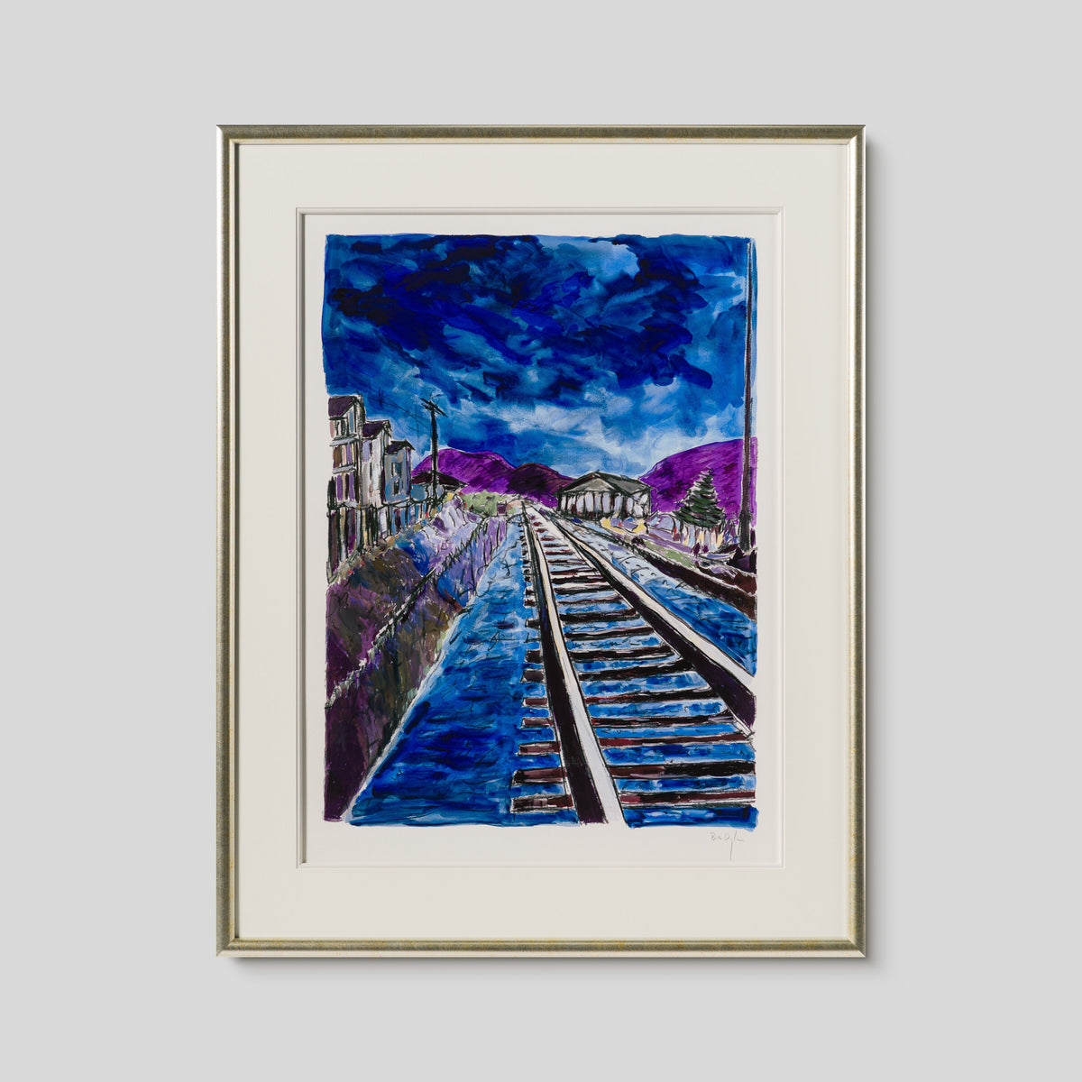 Train Tracks 2012 - Blue