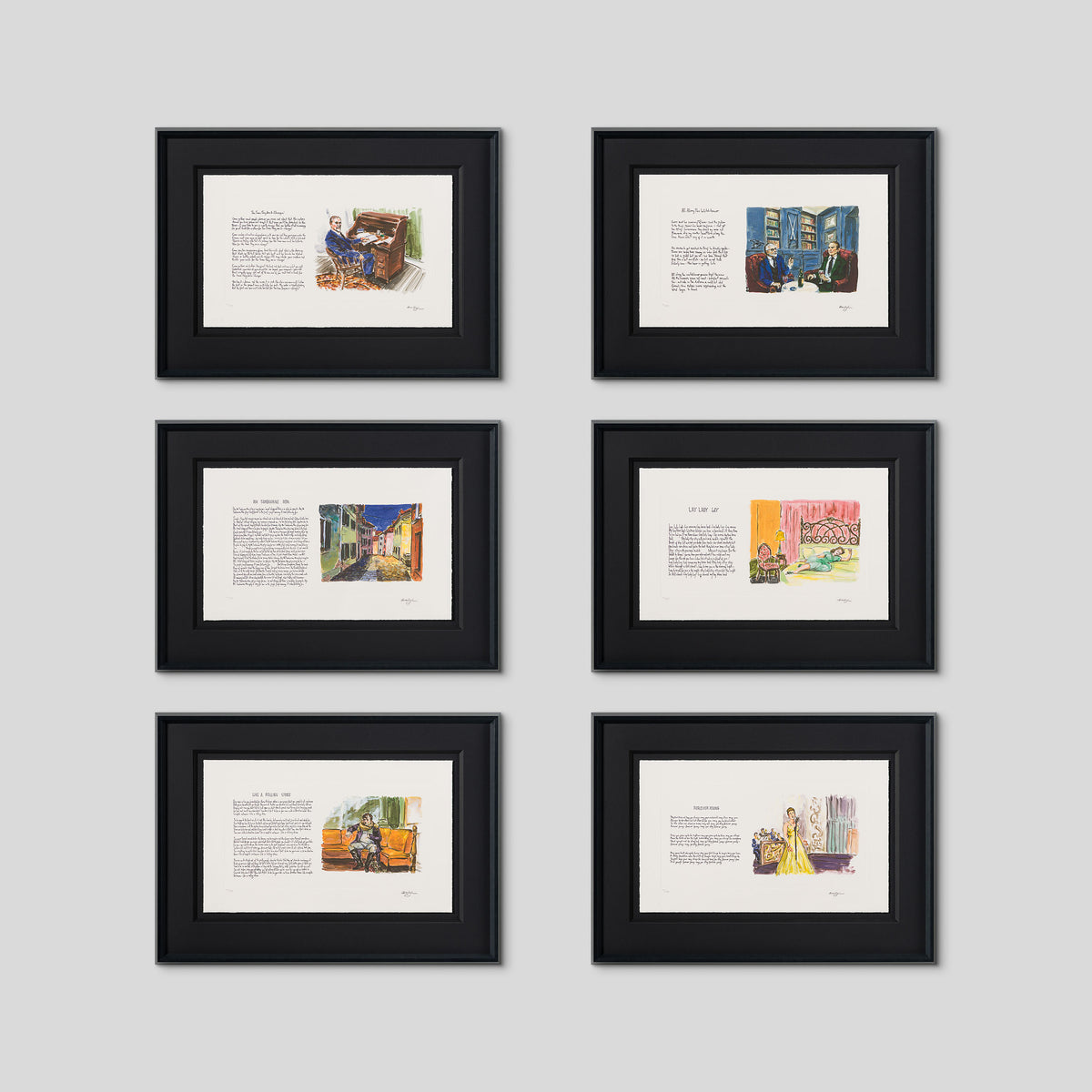 Mondo Scripto 2026 | Framed Set of Six
