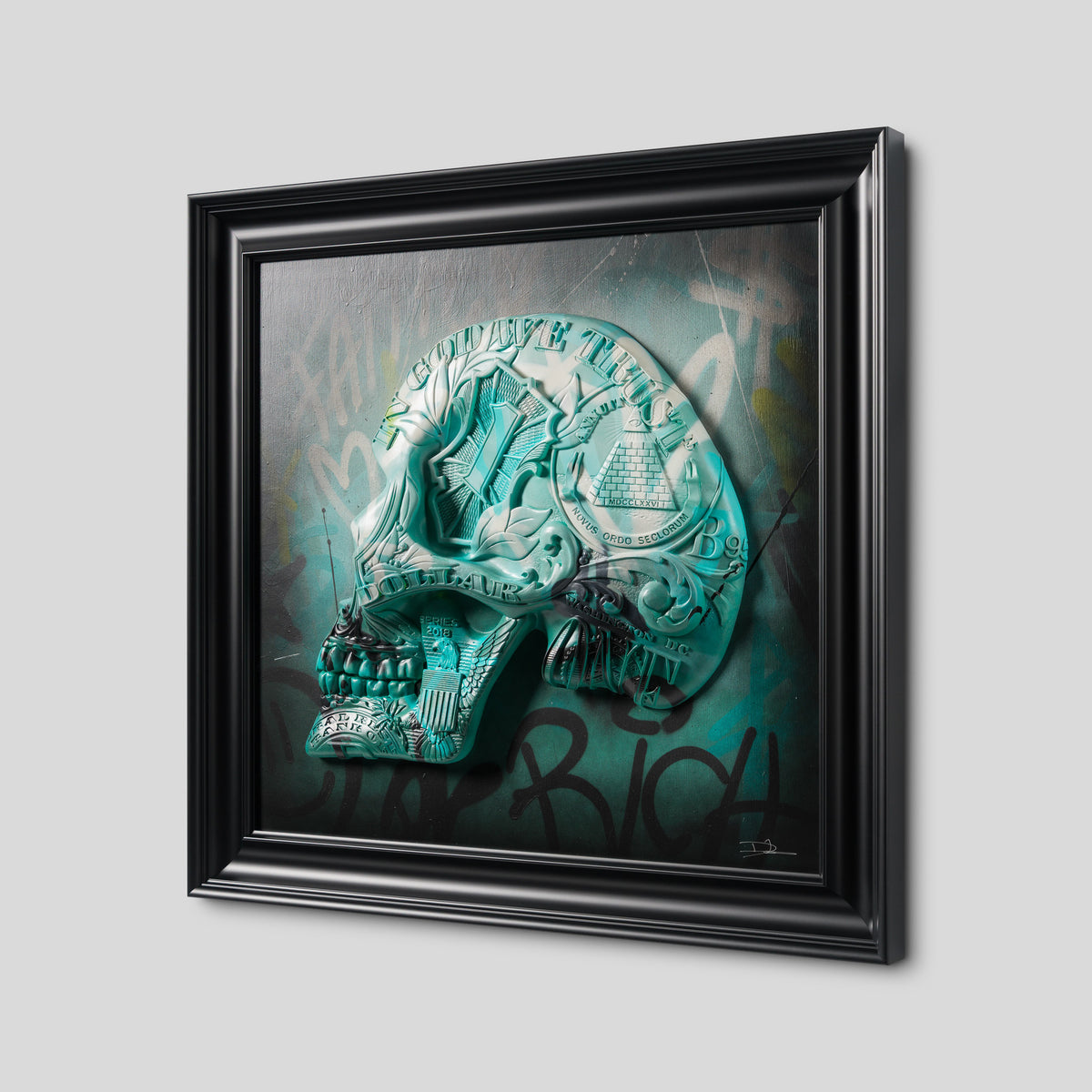 This Faith Never Dies (Teal Graffiti)