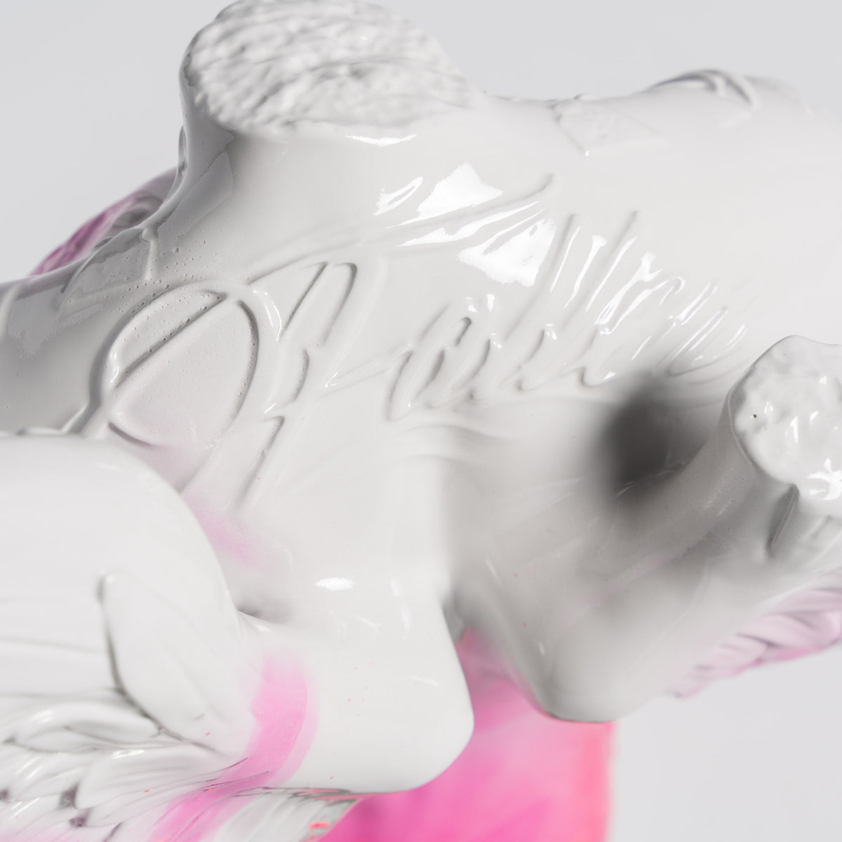 Fallen Angel | Mini White &  Pink