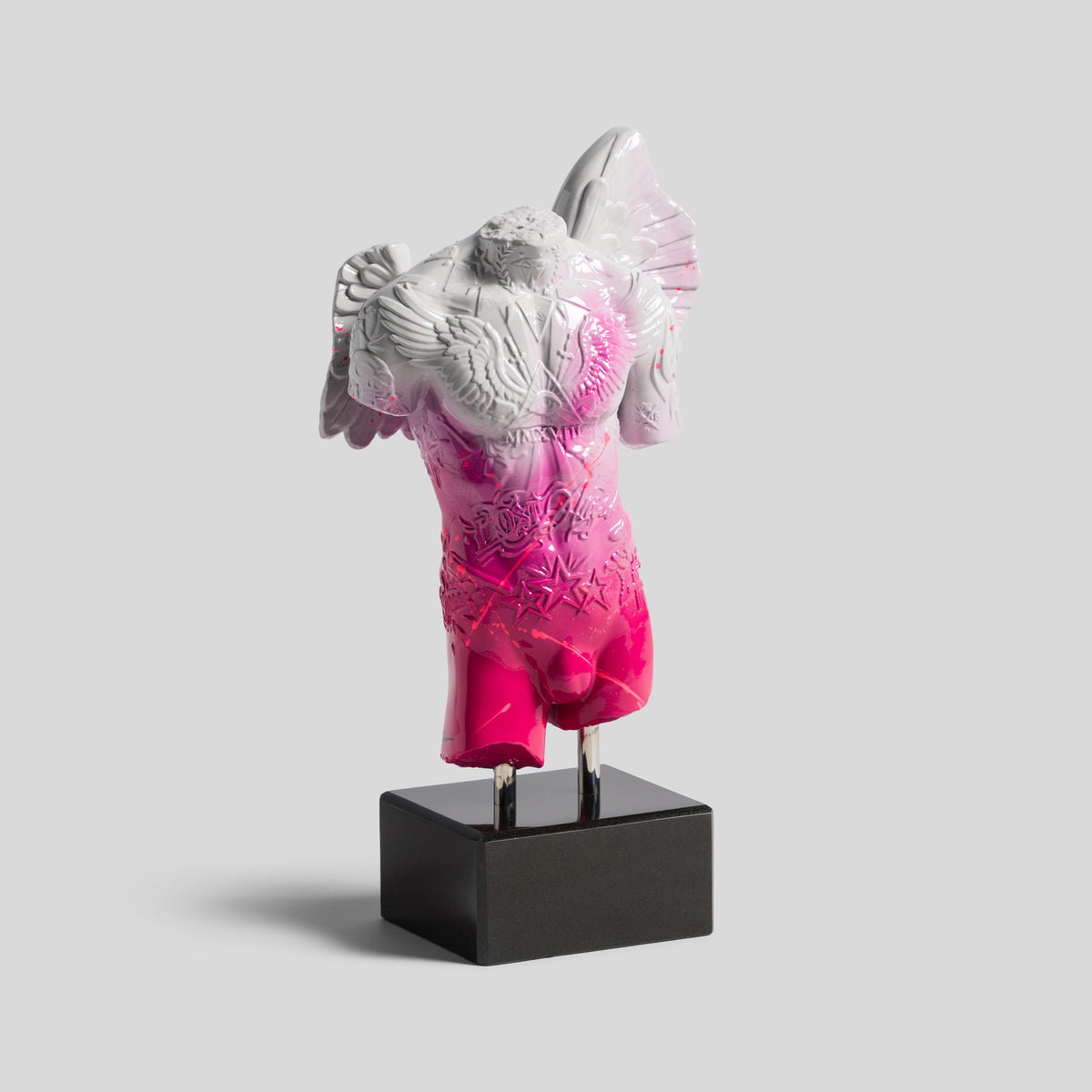 Fallen Angel | Mini White &  Pink