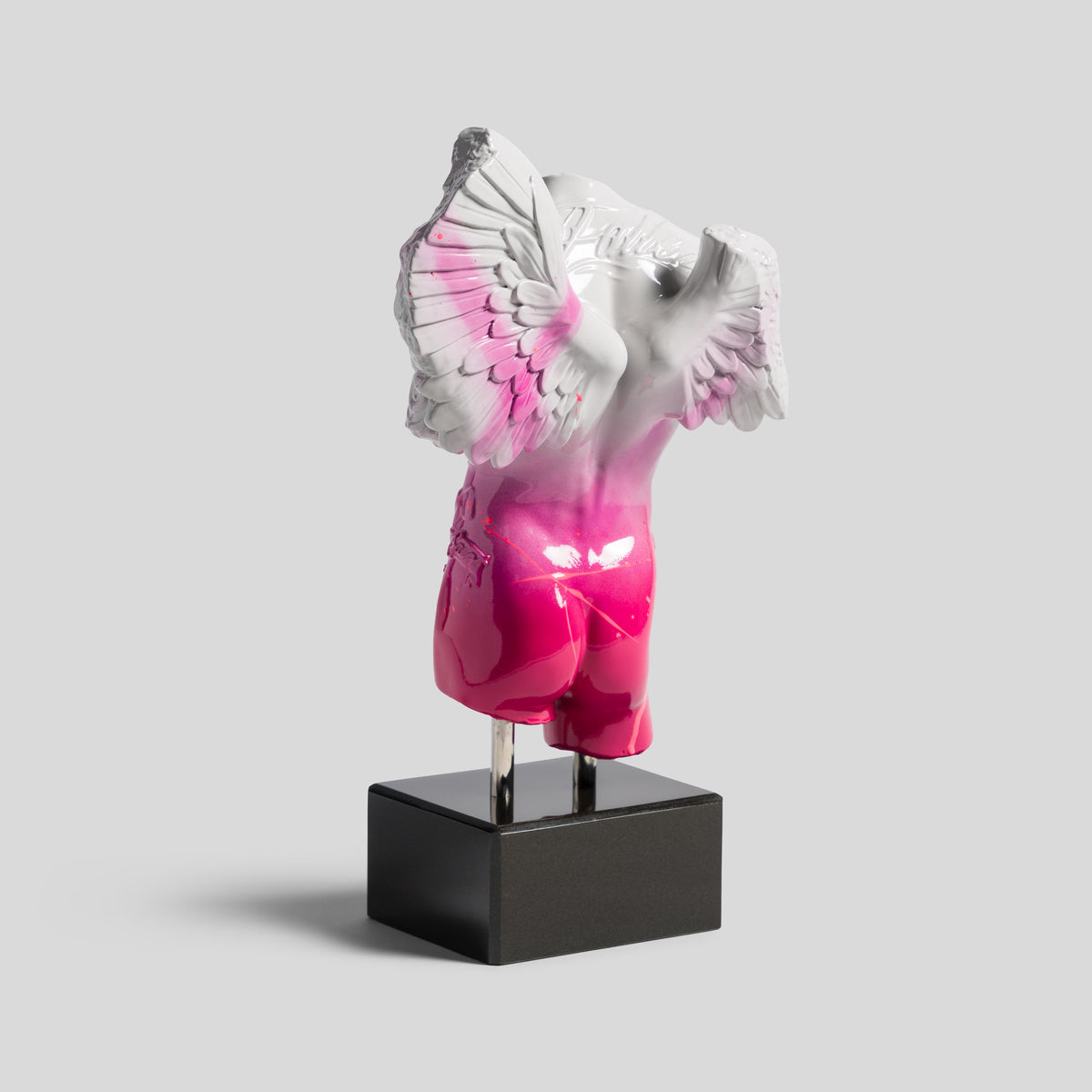 Fallen Angel | Mini White &  Pink