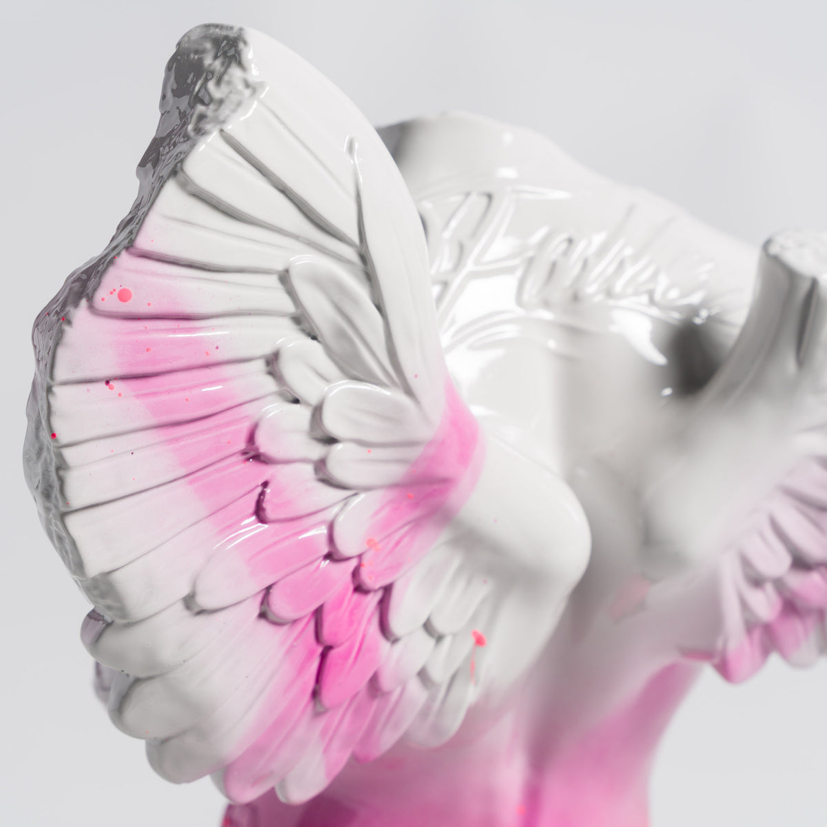 Fallen Angel | Mini White &  Pink