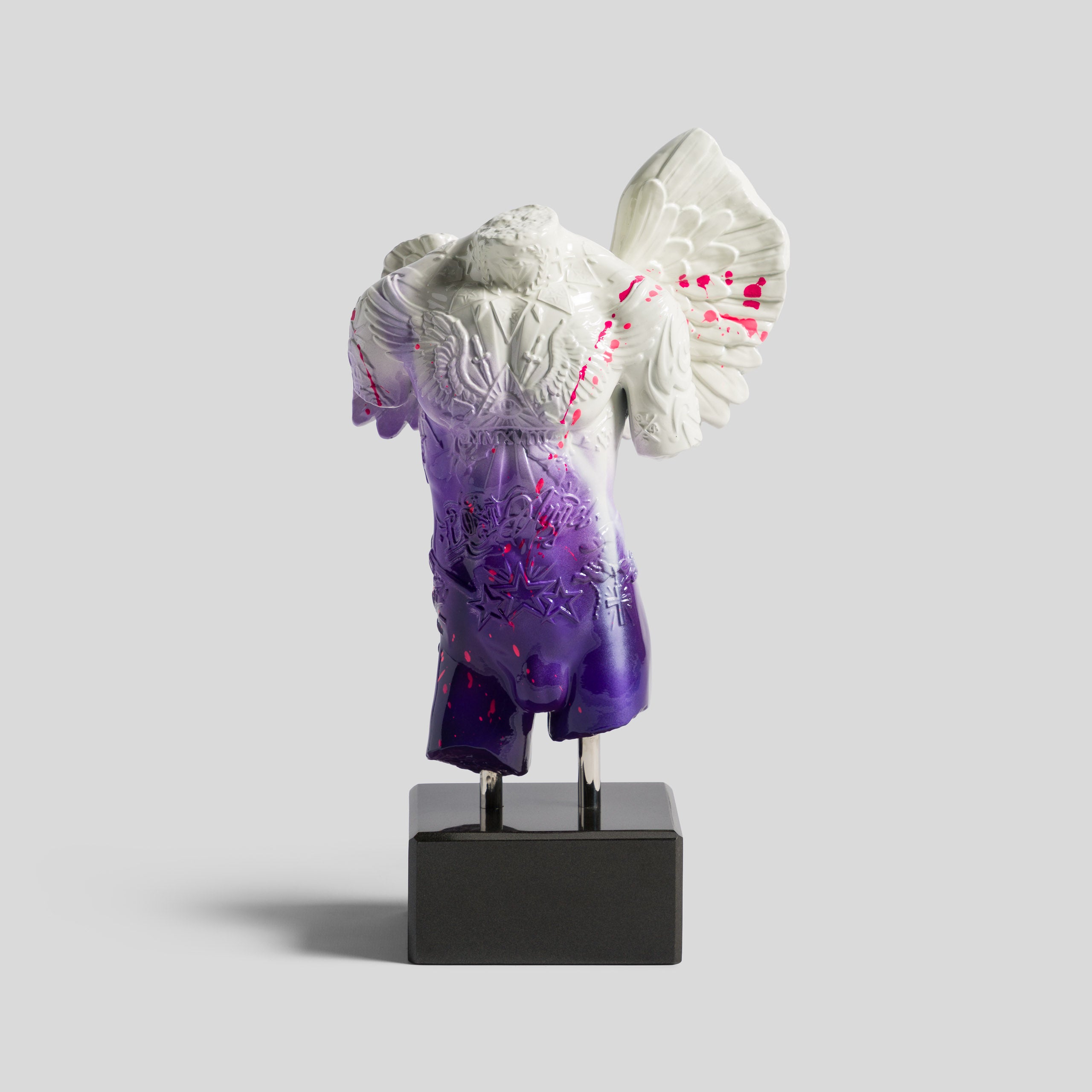 Fallen Angel | Mini White & Purple