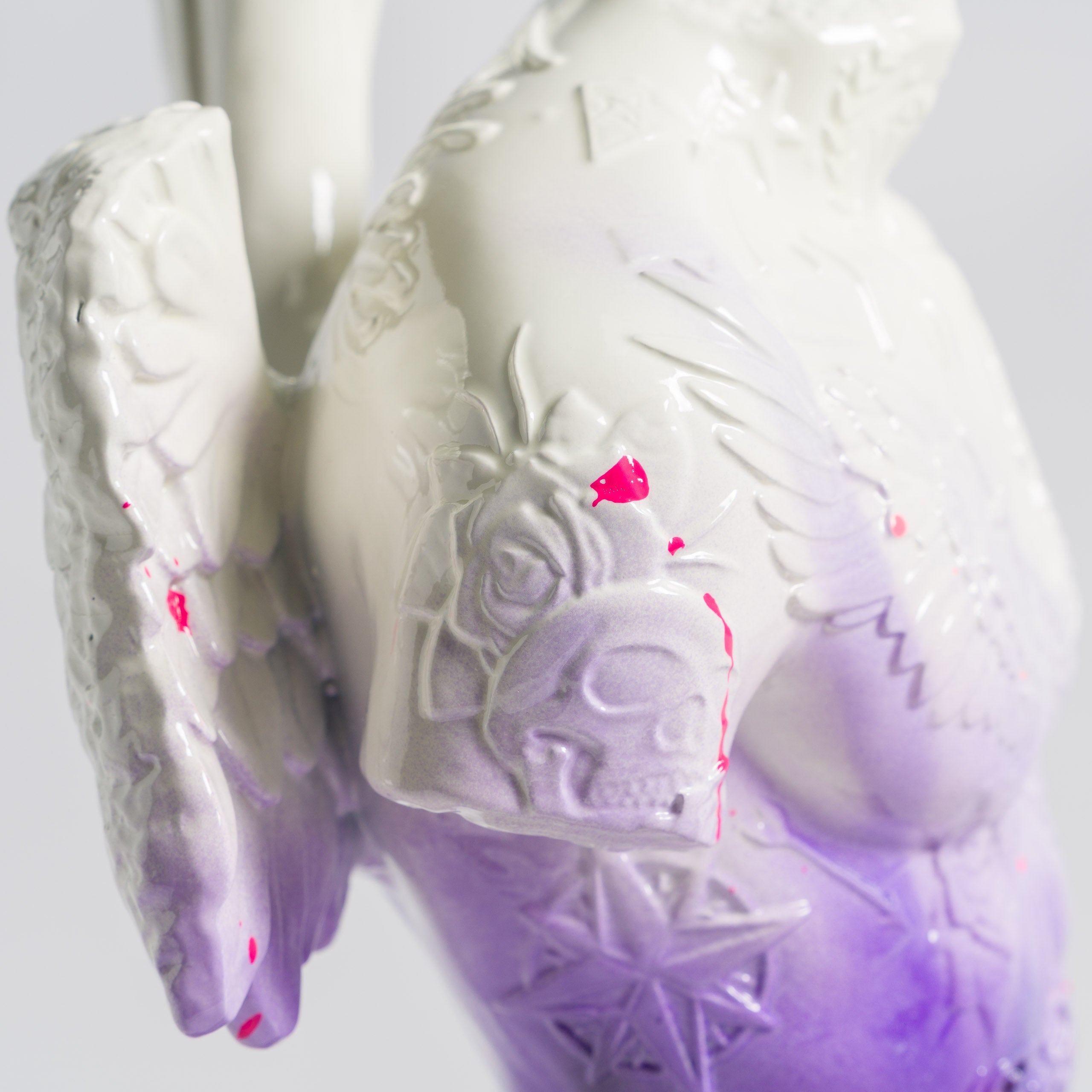 Fallen Angel | Mini White & Purple