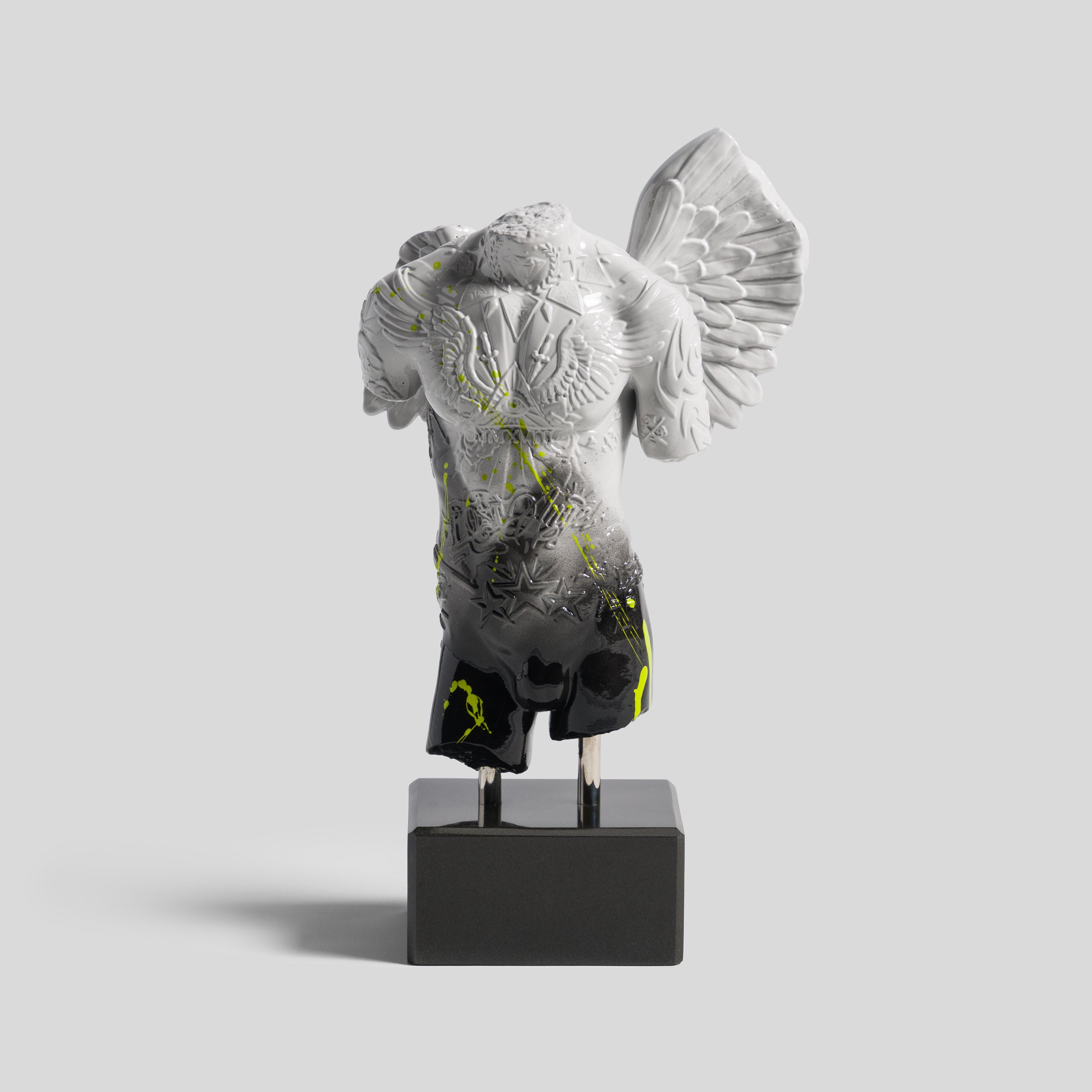 Fallen Angel (Mini White Black & Lime)