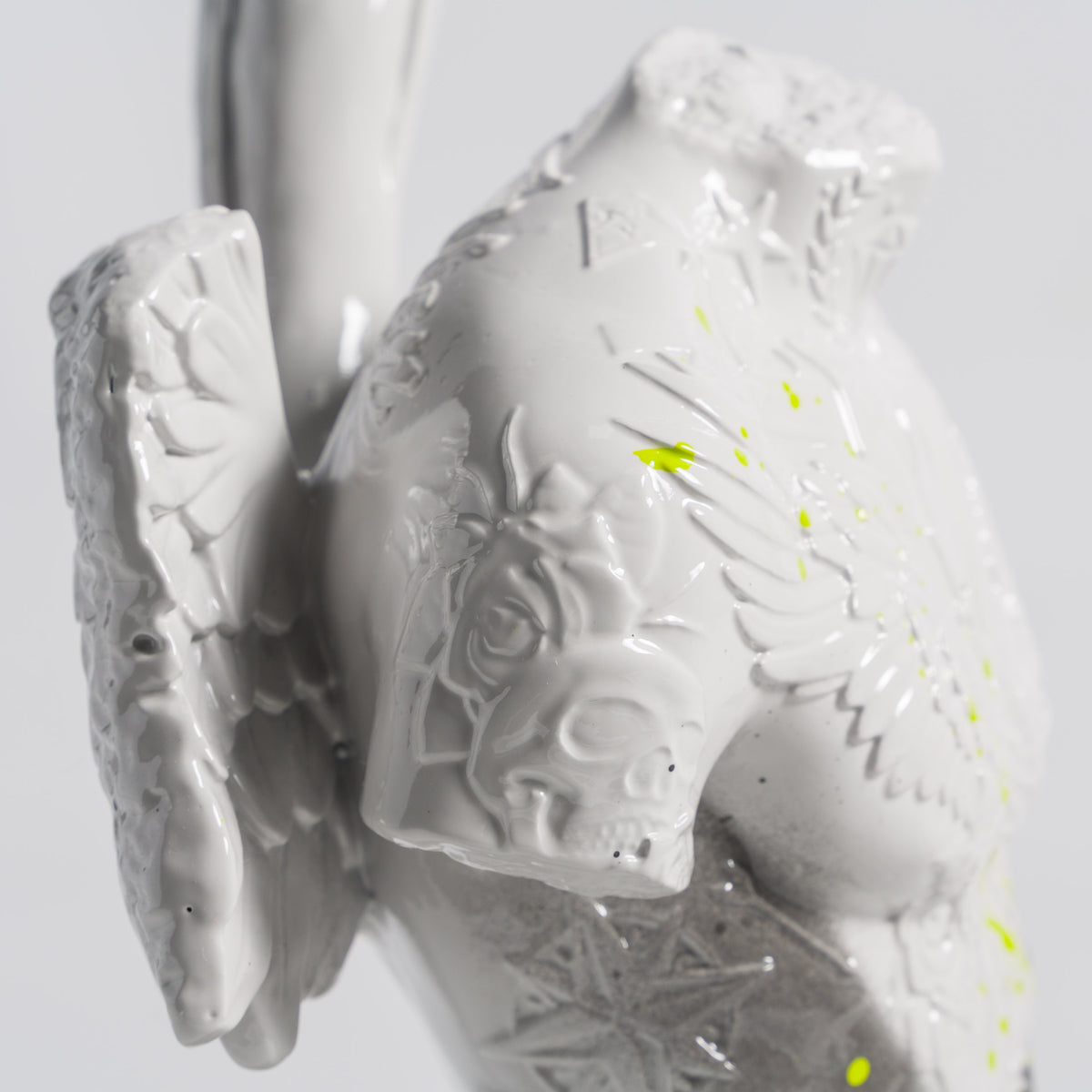 Fallen Angel (Mini White Black & Lime)