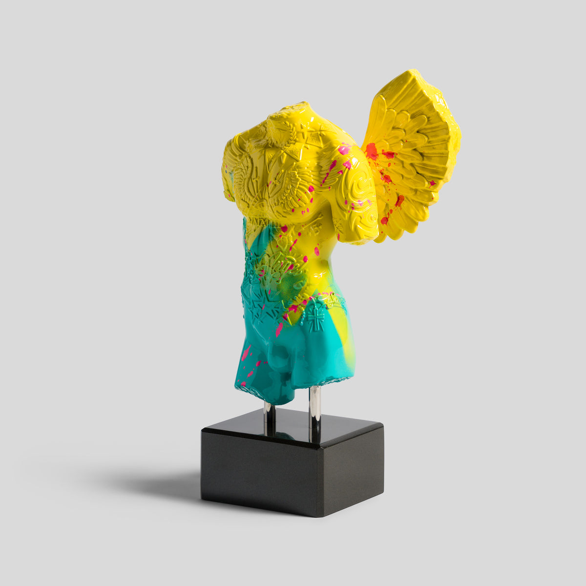 Fallen Angel (Mini Yellow & Aqua)