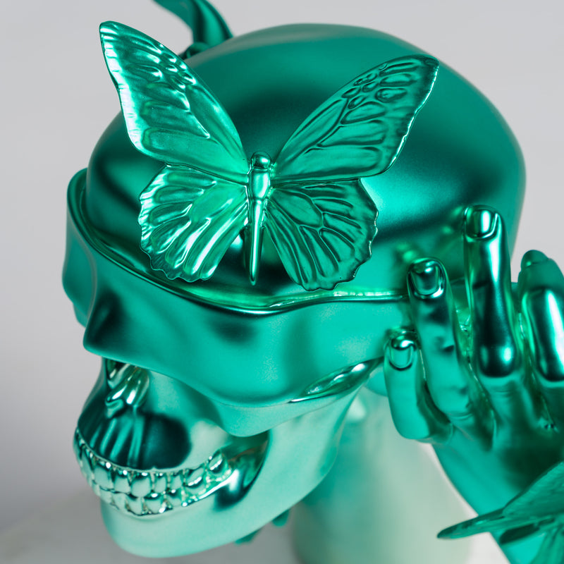 Blind To The World Around Us (Intense Teal Chrome Matte)