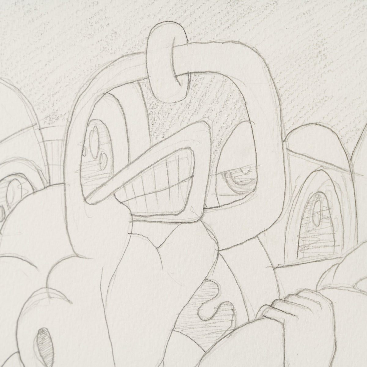 Mingle (Preparatory Drawing)