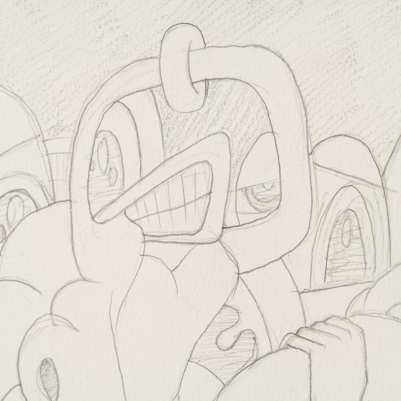 Mingle (Preparatory Drawing)