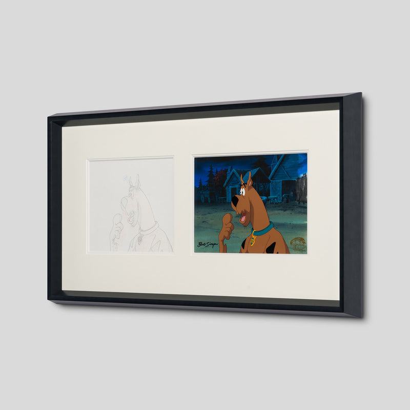 Scooby (4) Original Production Cel with Original Production Drawing