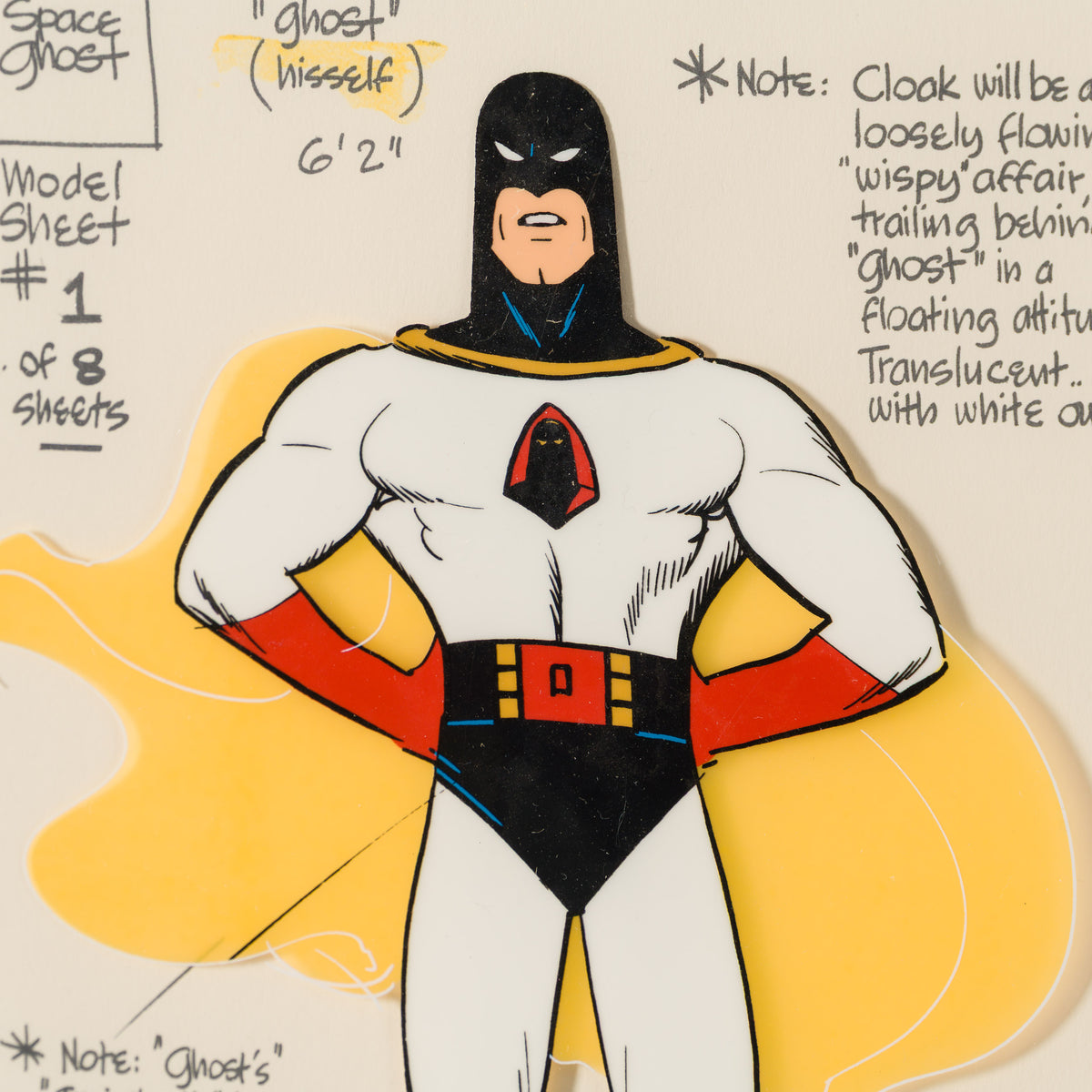 Space Ghost Model Sheet