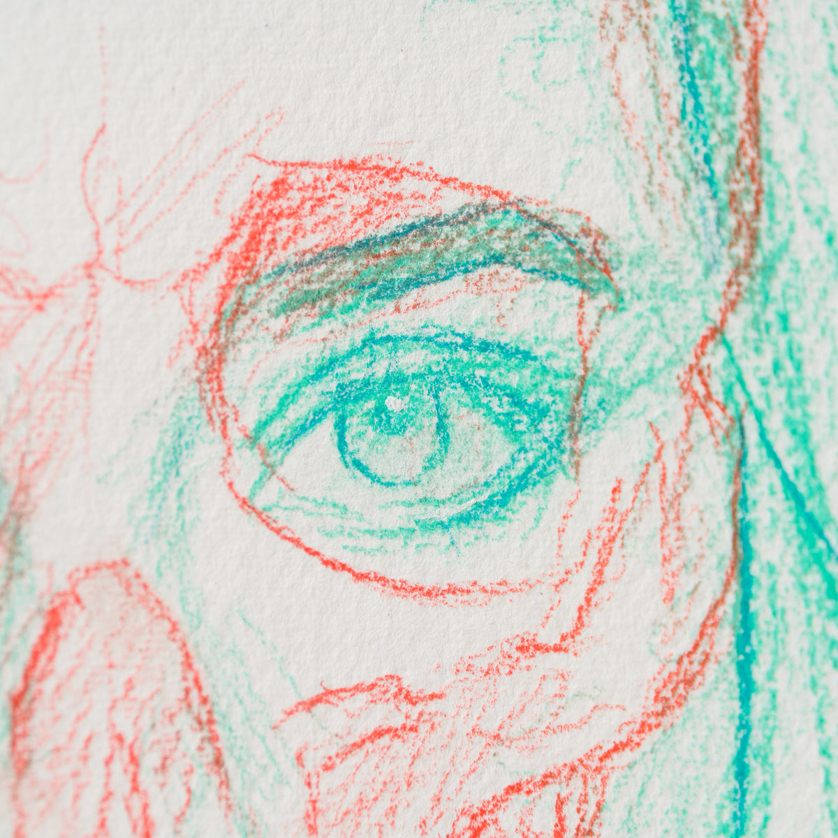 Study For Skin Deep (Blue On Red)