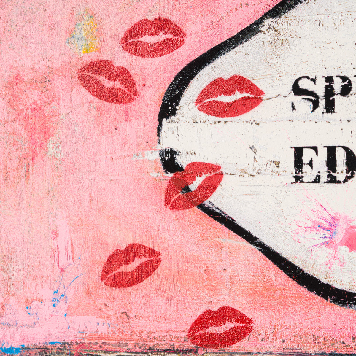 Shut Up and Kiss Me | Pink | Unique 8