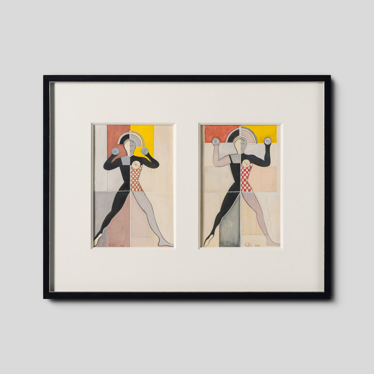 Costume Design Study (Oscar Schlemmer 1923)