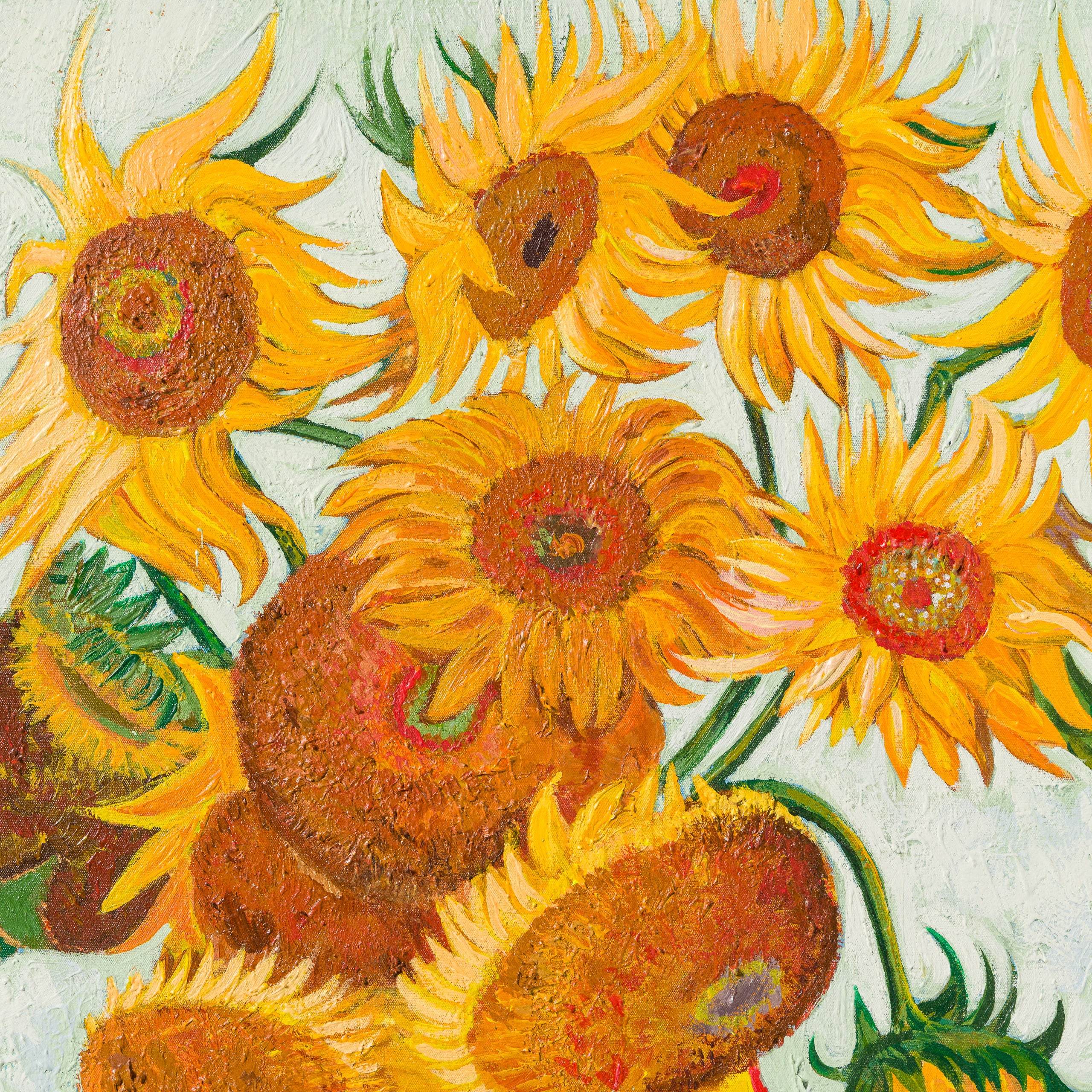 Sunflowers in the Style of Vincent Van Gogh, 1888-9 | Philadelphia Original