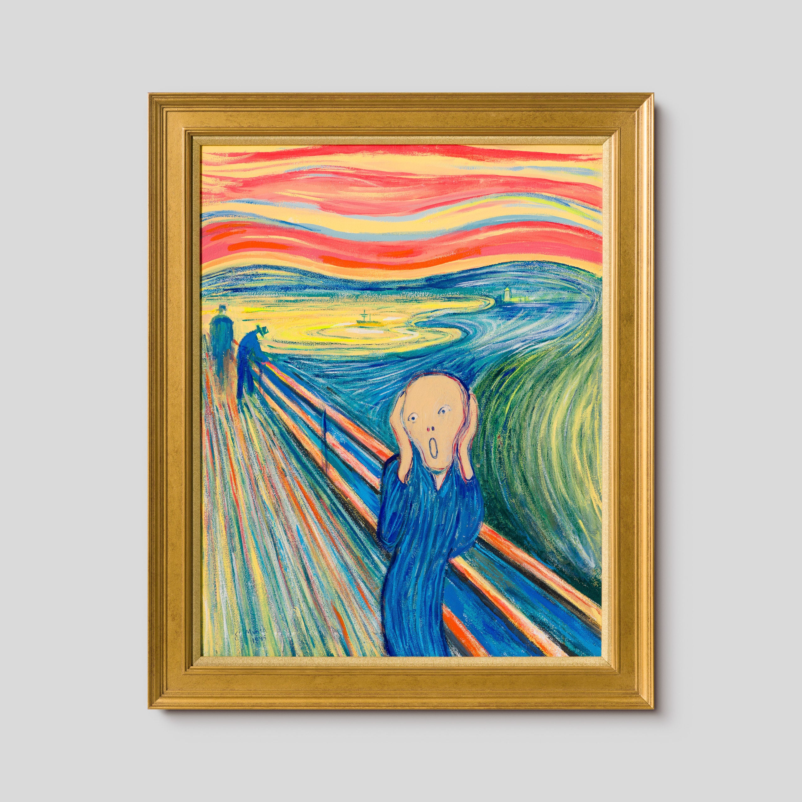 The Scream II, In The Style Of Edvard Munch