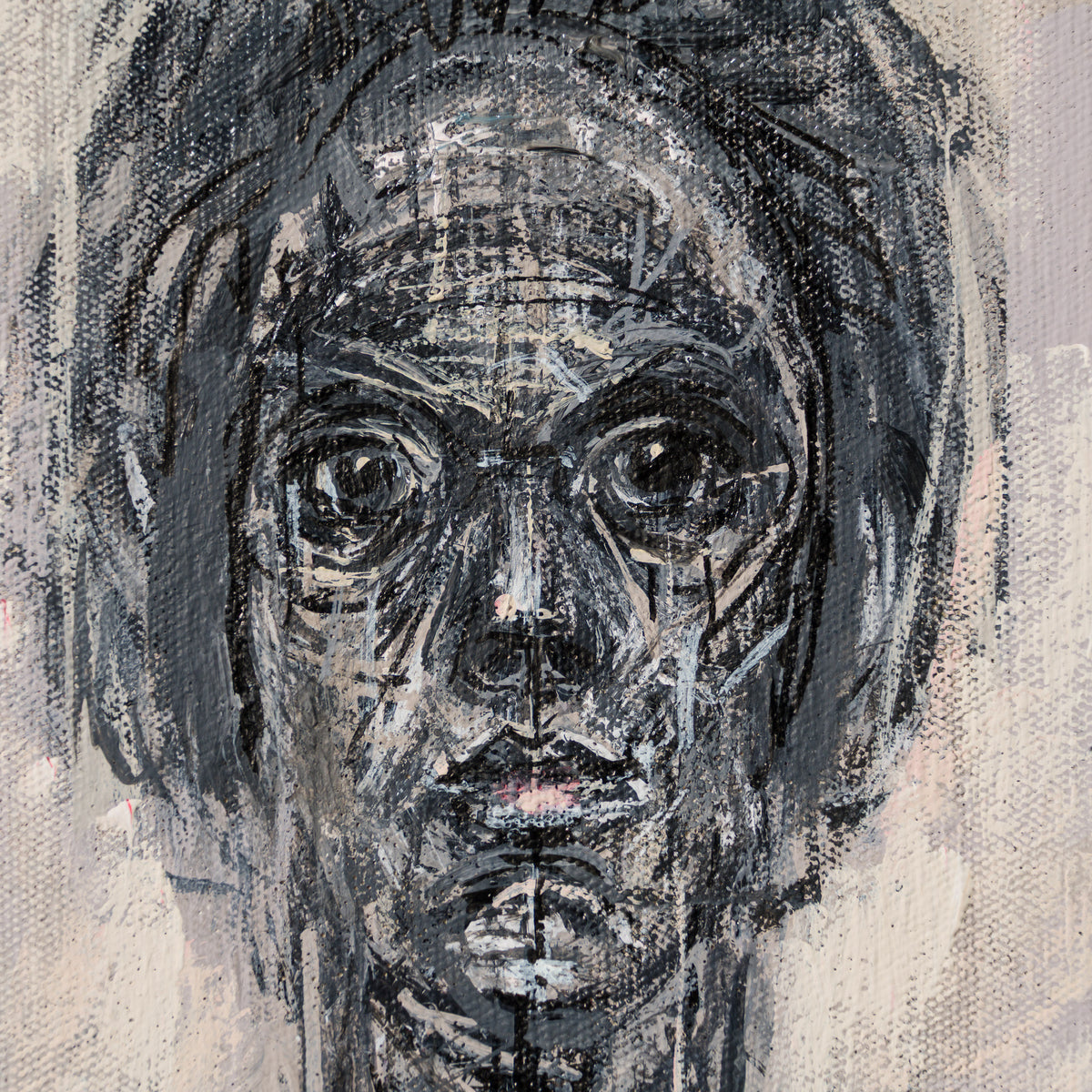 Portrait Of A Woman In The Style Of Alberto Giacometti