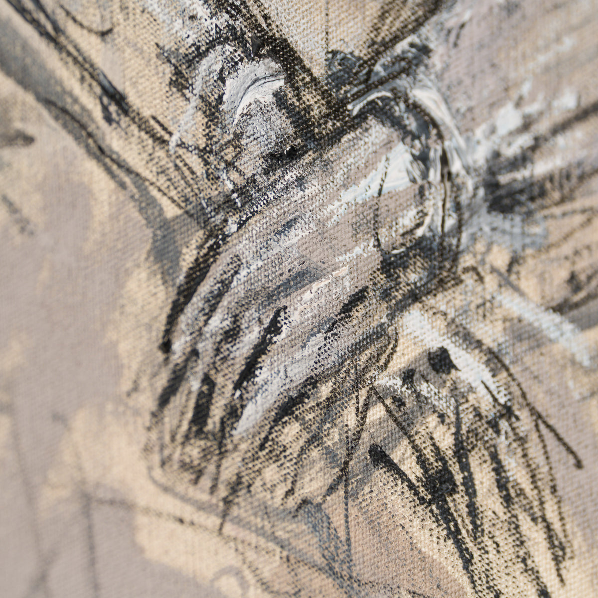 Portrait Of A Woman In The Style Of Alberto Giacometti
