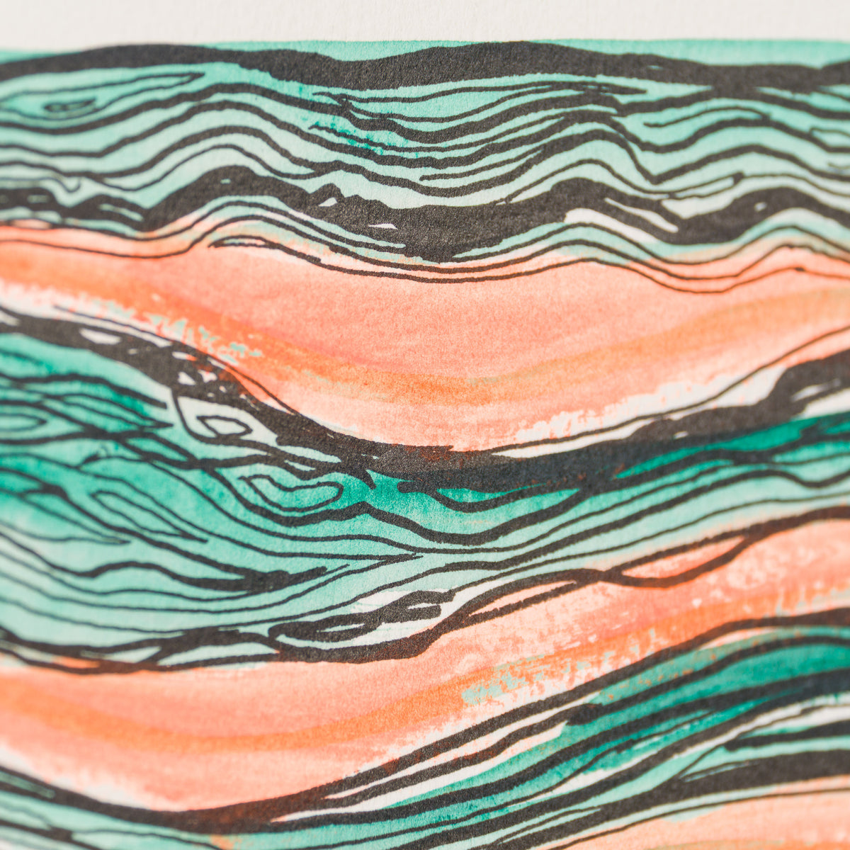 The Scream in the Style of Edvard Munch (1895) Unique II