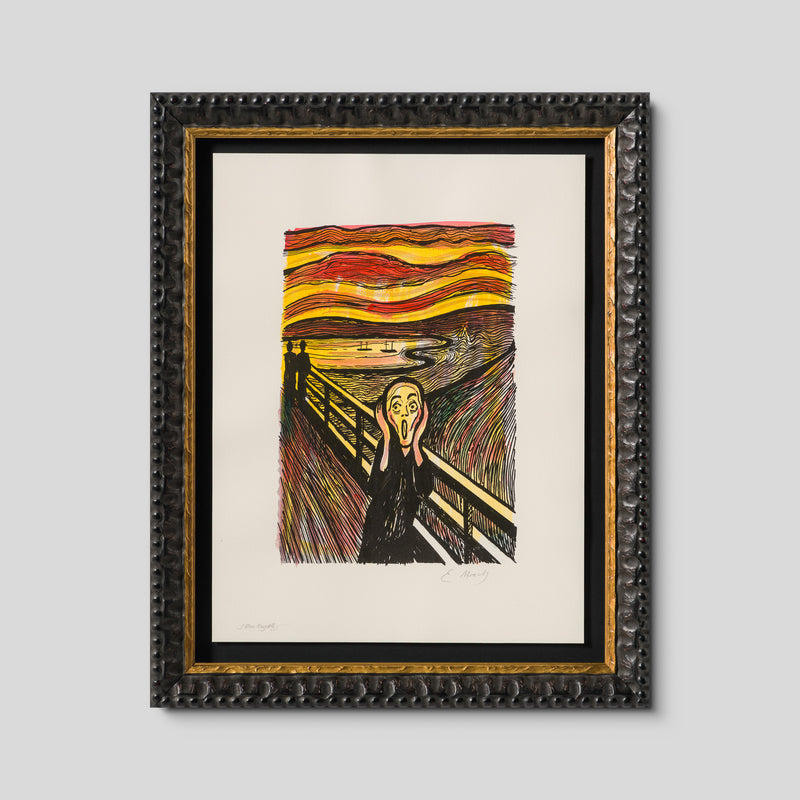 The Scream in the Style of Edvard Munch (1895) Unique III