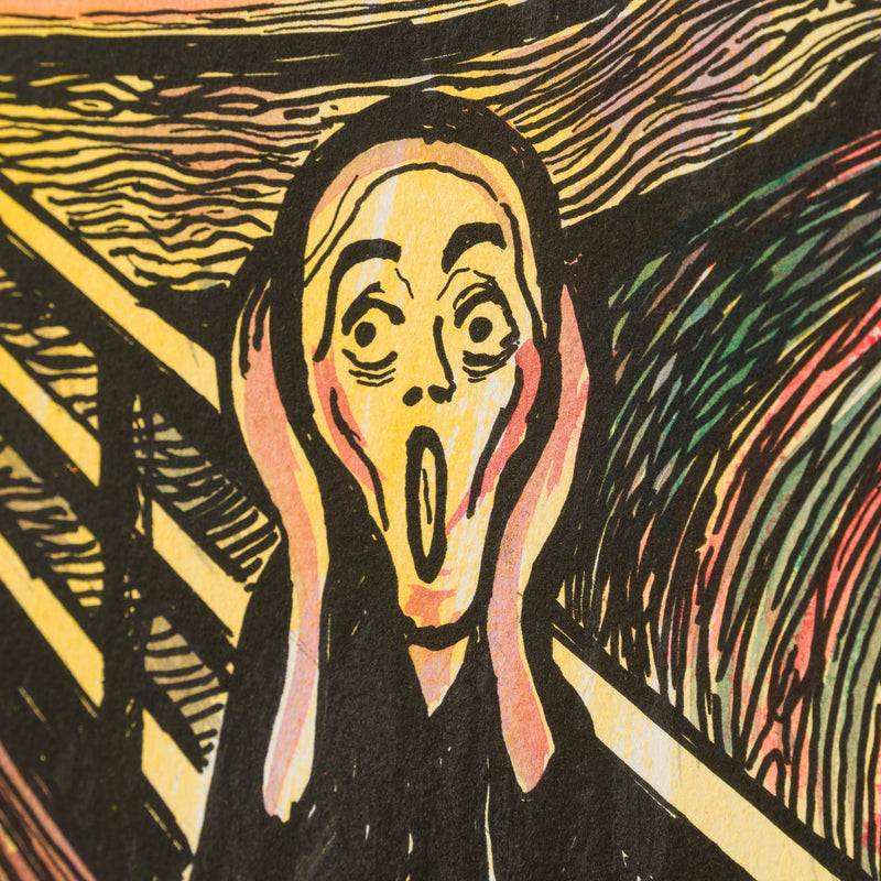The Scream in the Style of Edvard Munch (1895) Unique III