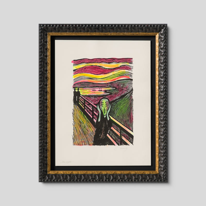 The Scream in the Style of Edvard Munch (1895) Unique IV