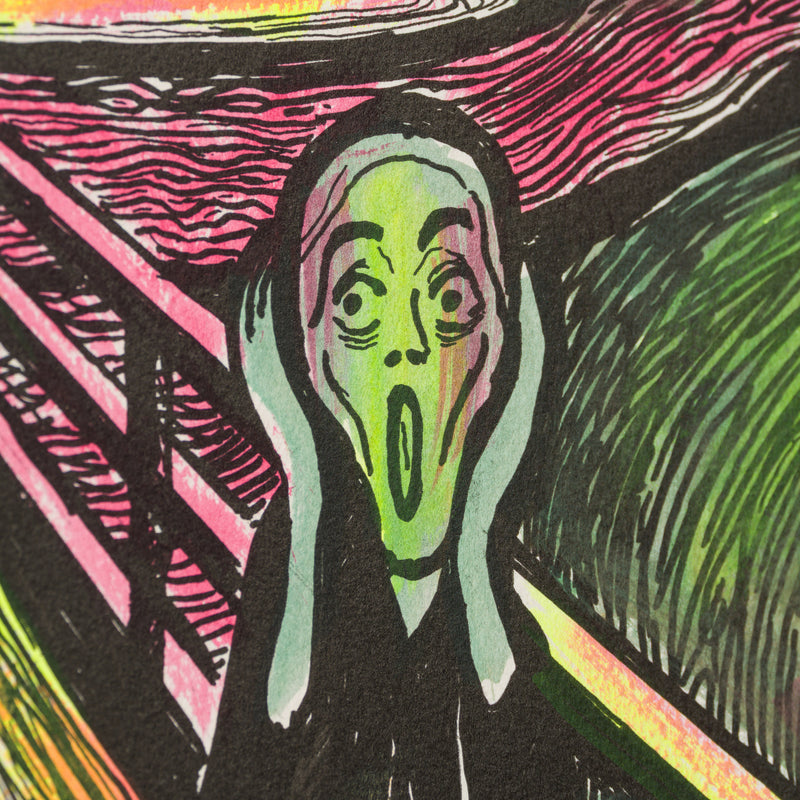 The Scream in the Style of Edvard Munch (1895) Unique IV