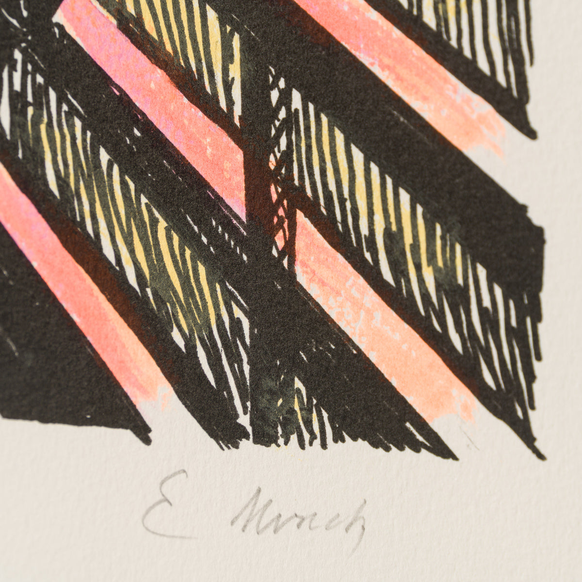 The Scream in the Style of Edvard Munch (1895) Unique IX
