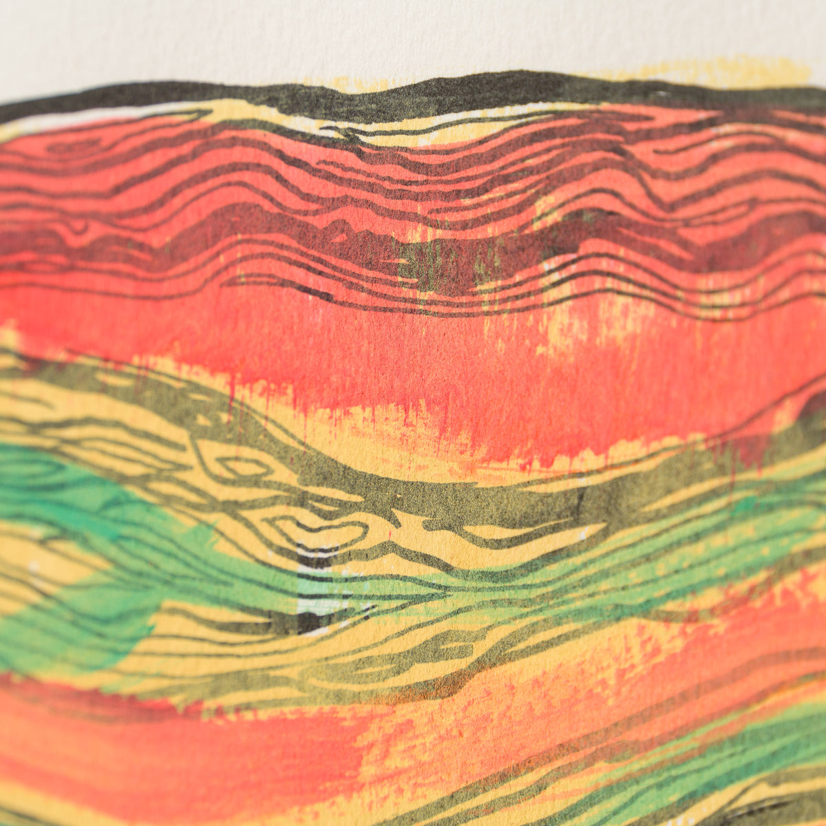 The Scream in the Style of Edvard Munch (1895) Unique IX