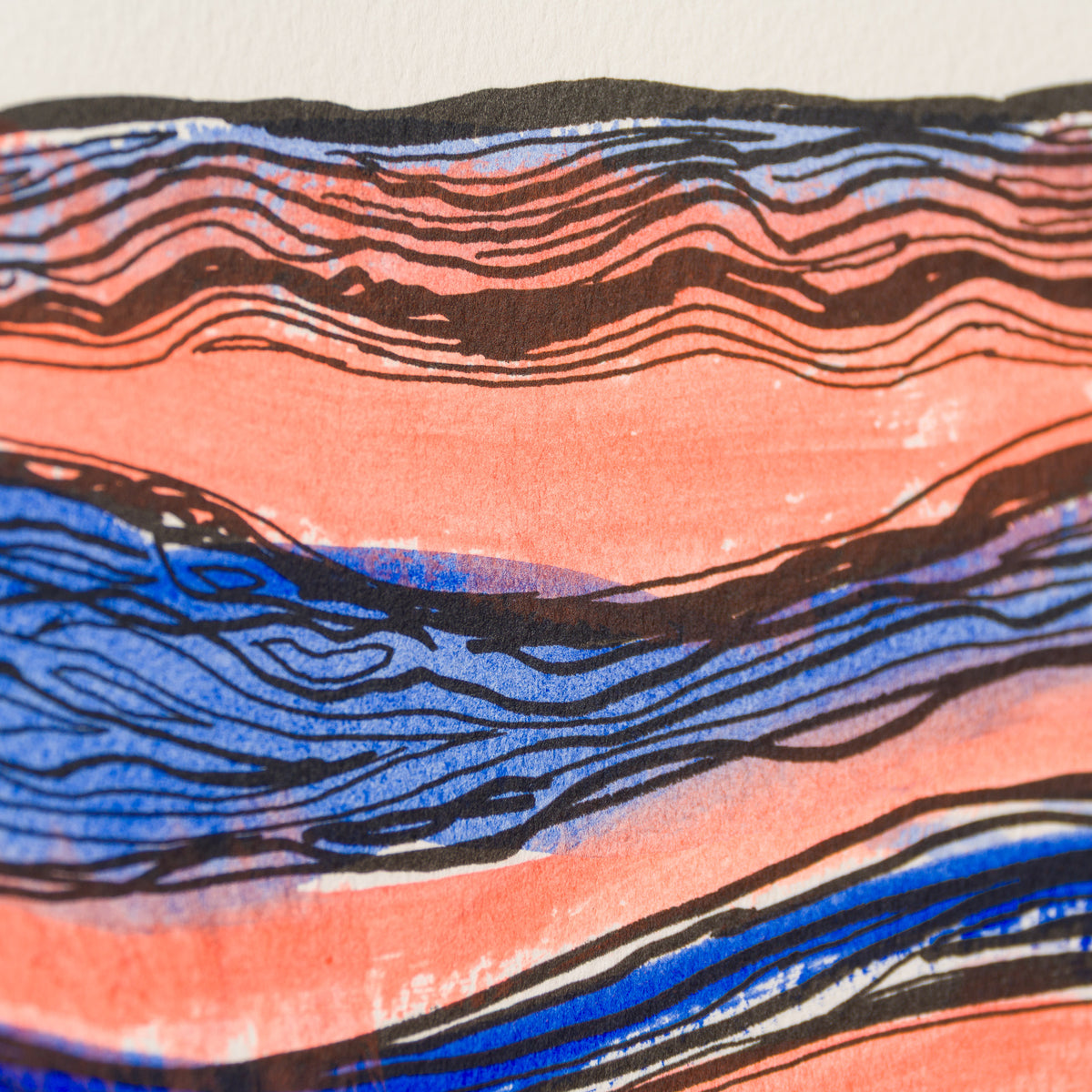 The Scream in the Style of Edvard Munch (1895) Unique XVII