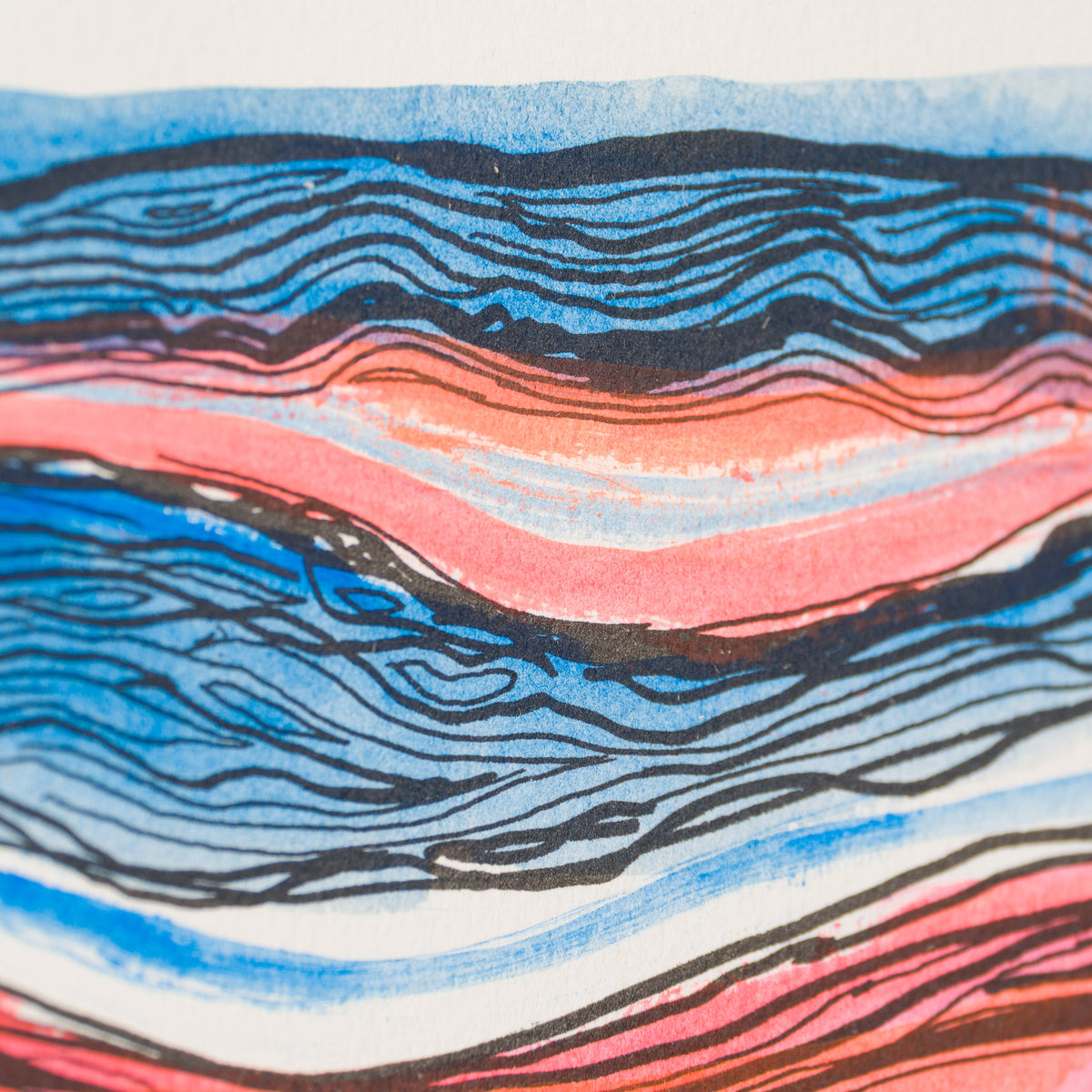 The Scream in the Style of Edvard Munch (1895) Unique XXV