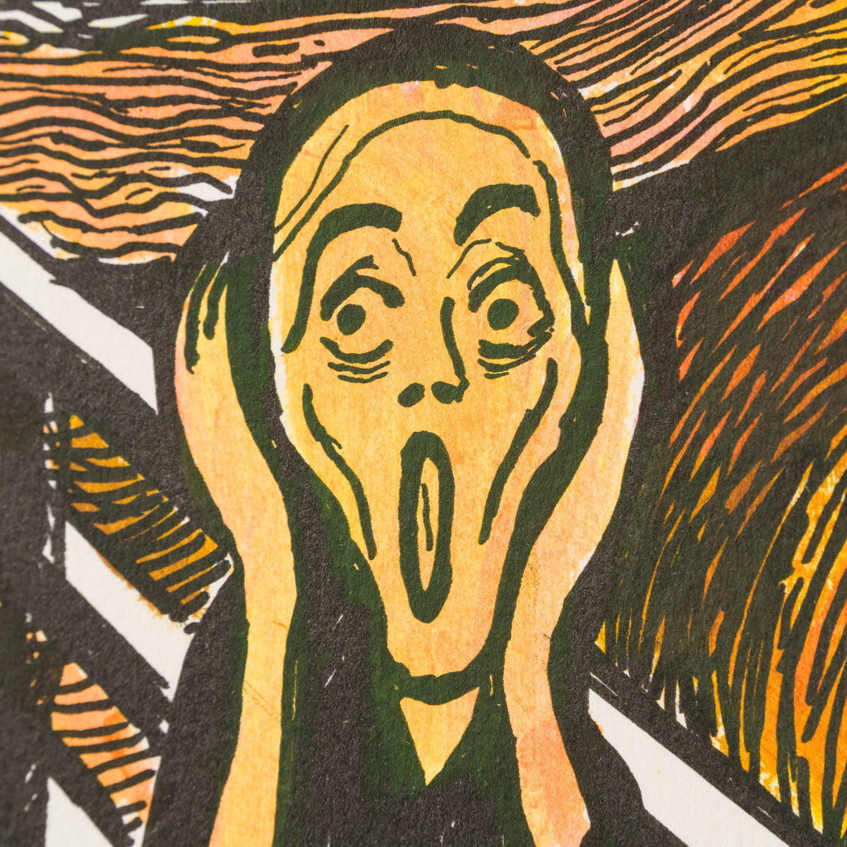 The Scream in the Style of Edvard Munch (1895) Unique XXVII