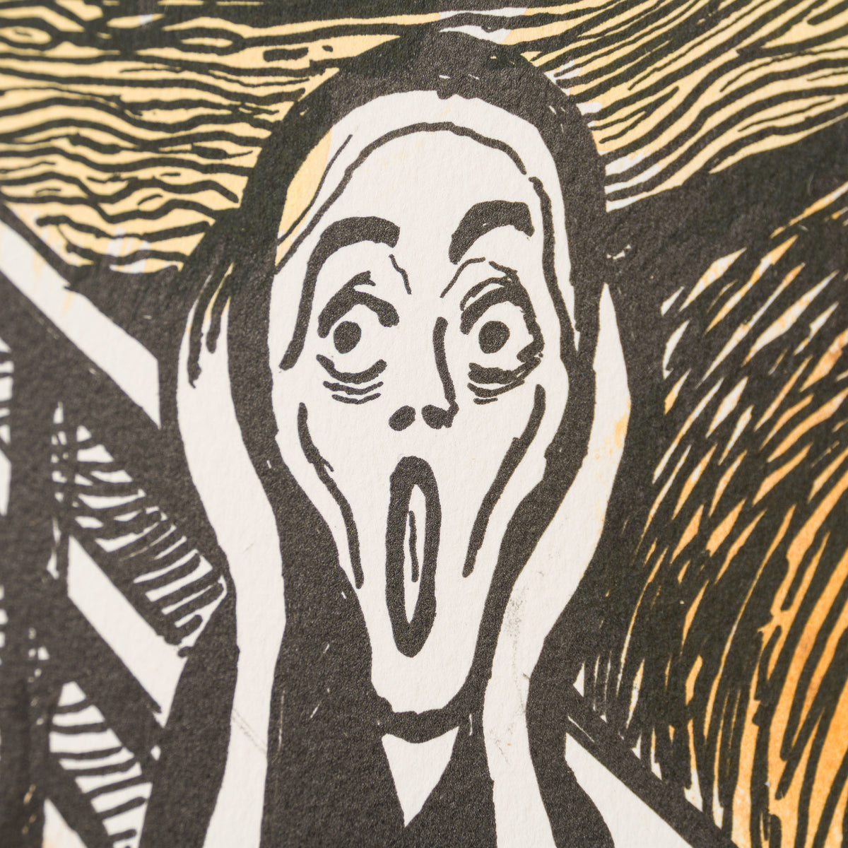 The Scream in the Style of Edvard Munch (1895) Unique XXVIII