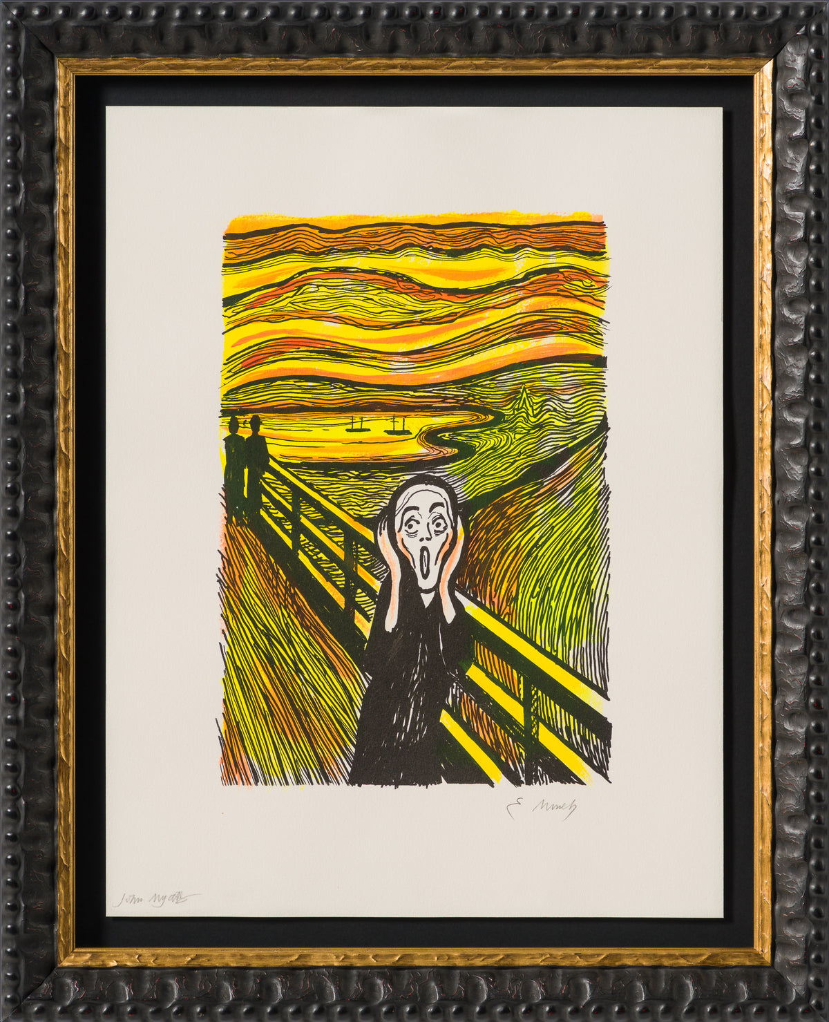 The Scream in the Style of Edvard Munch (1895) Unique XXIX